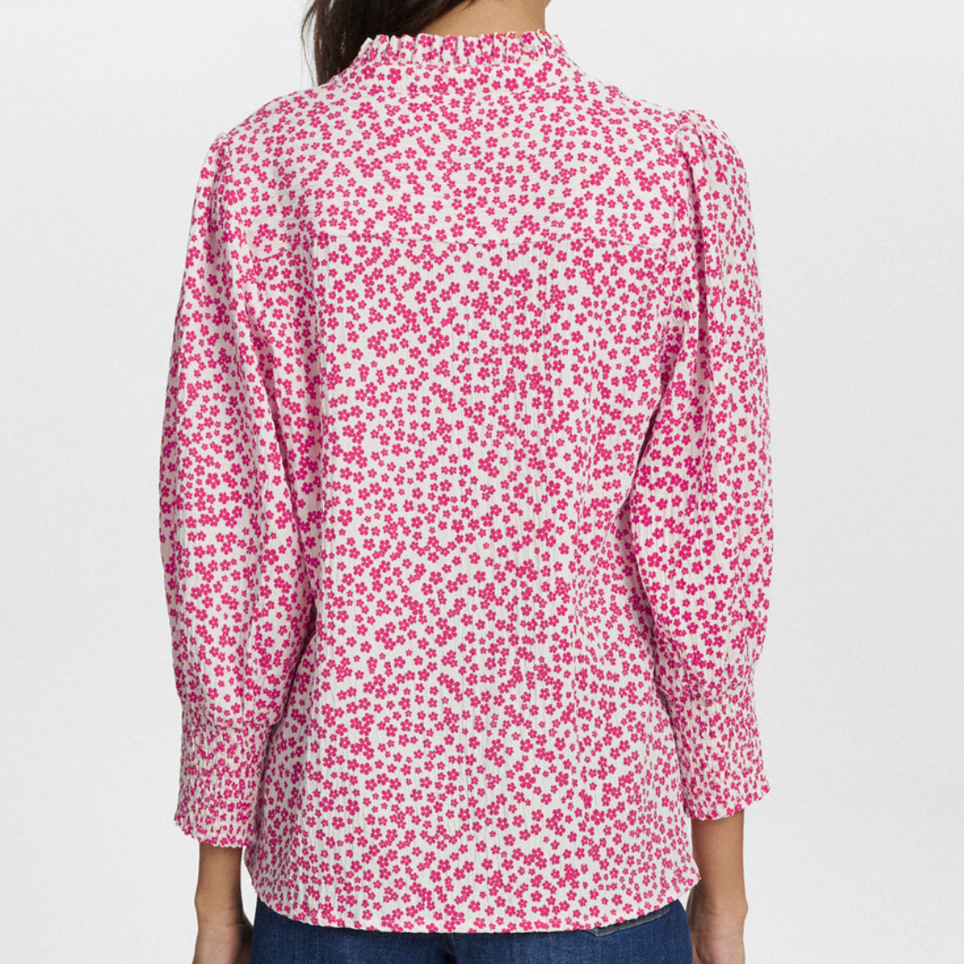 NÜMPH - SKJORTE - IVA 705374 - PINK COSMOS
