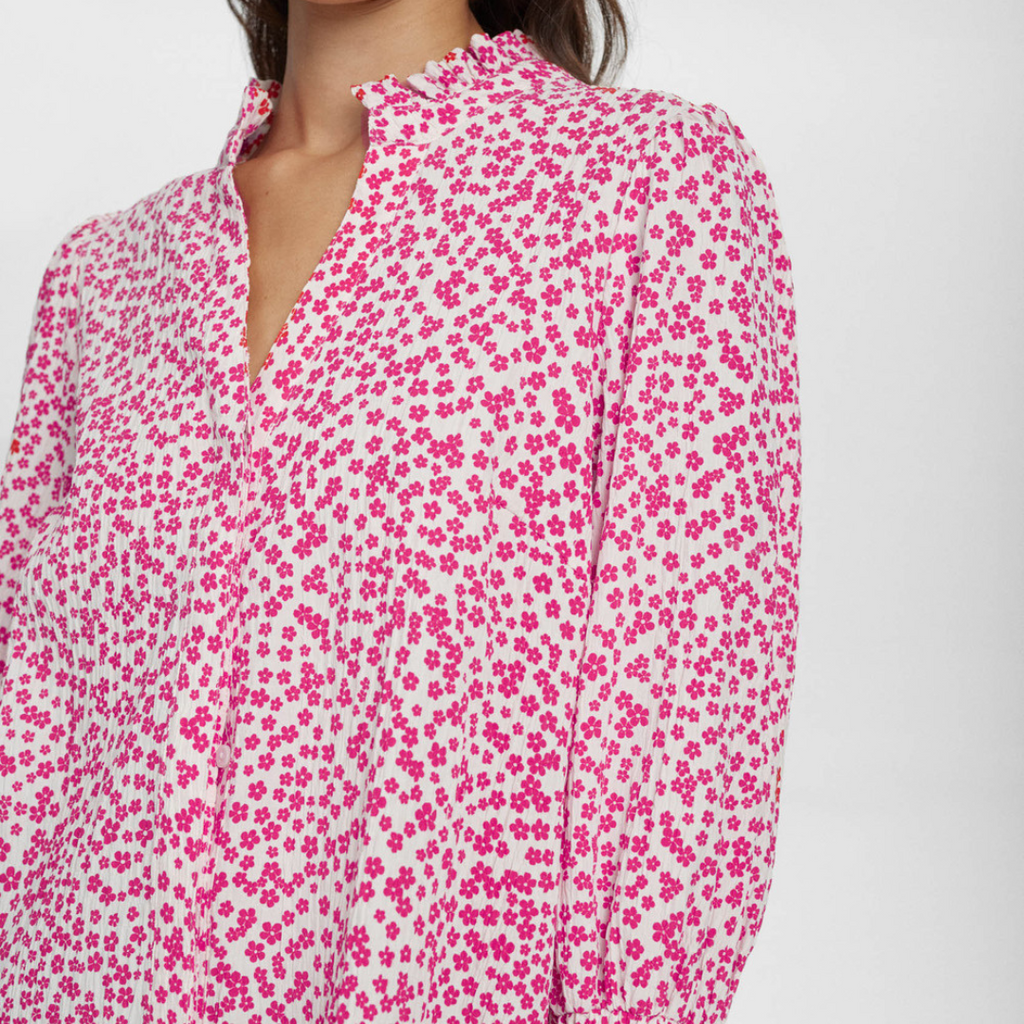 NÜMPH - SKJORTE - IVA 705374 - PINK COSMOS