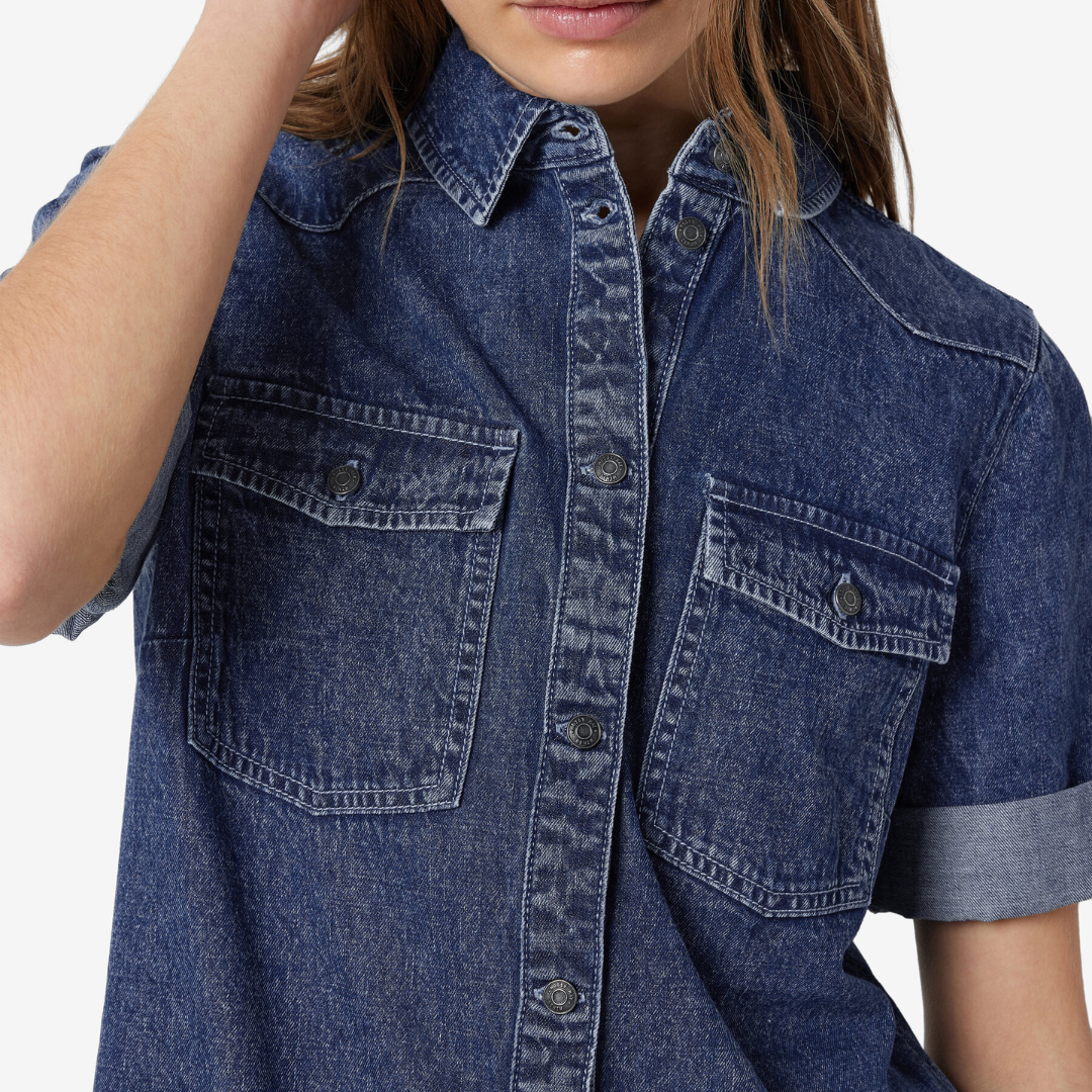 NOISY MAY - DENIMKJOLE - SIGNE 27030040 - MEDIUM BLUE DENIM