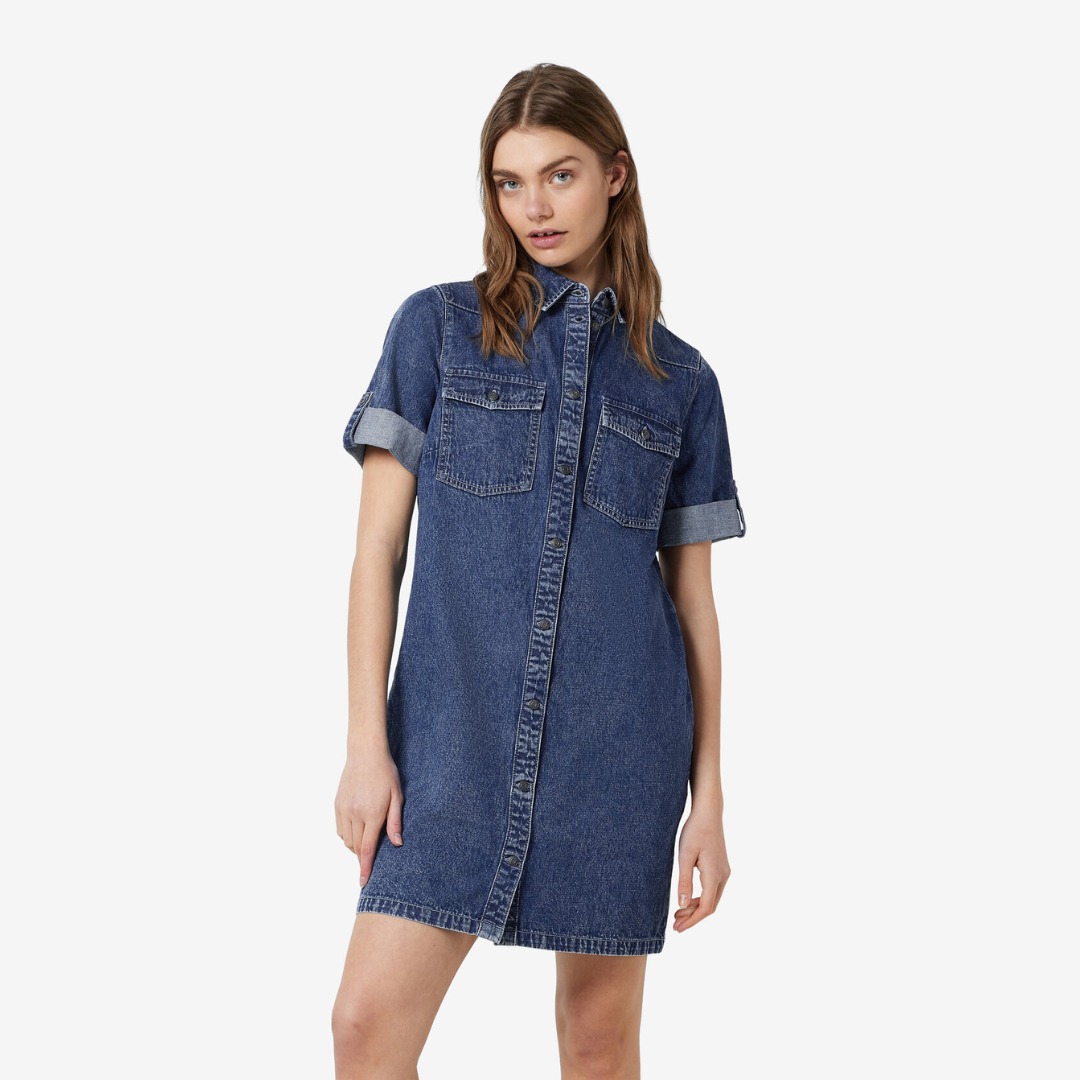 NOISY MAY - DENIMKJOLE - SIGNE 27030040 - MEDIUM BLUE DENIM