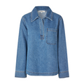 GLOBAL FUNK - BLUSE - MAITANA 73410022 - MID VINTAGE BLUE