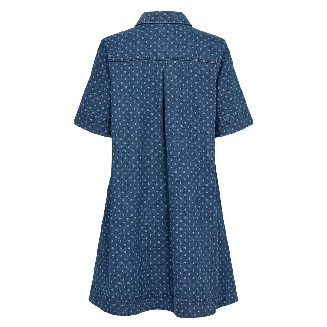 NÜMPH - DENIM KJOLE - HADDIE 705276 - MEDIUM BLUE DENIM
