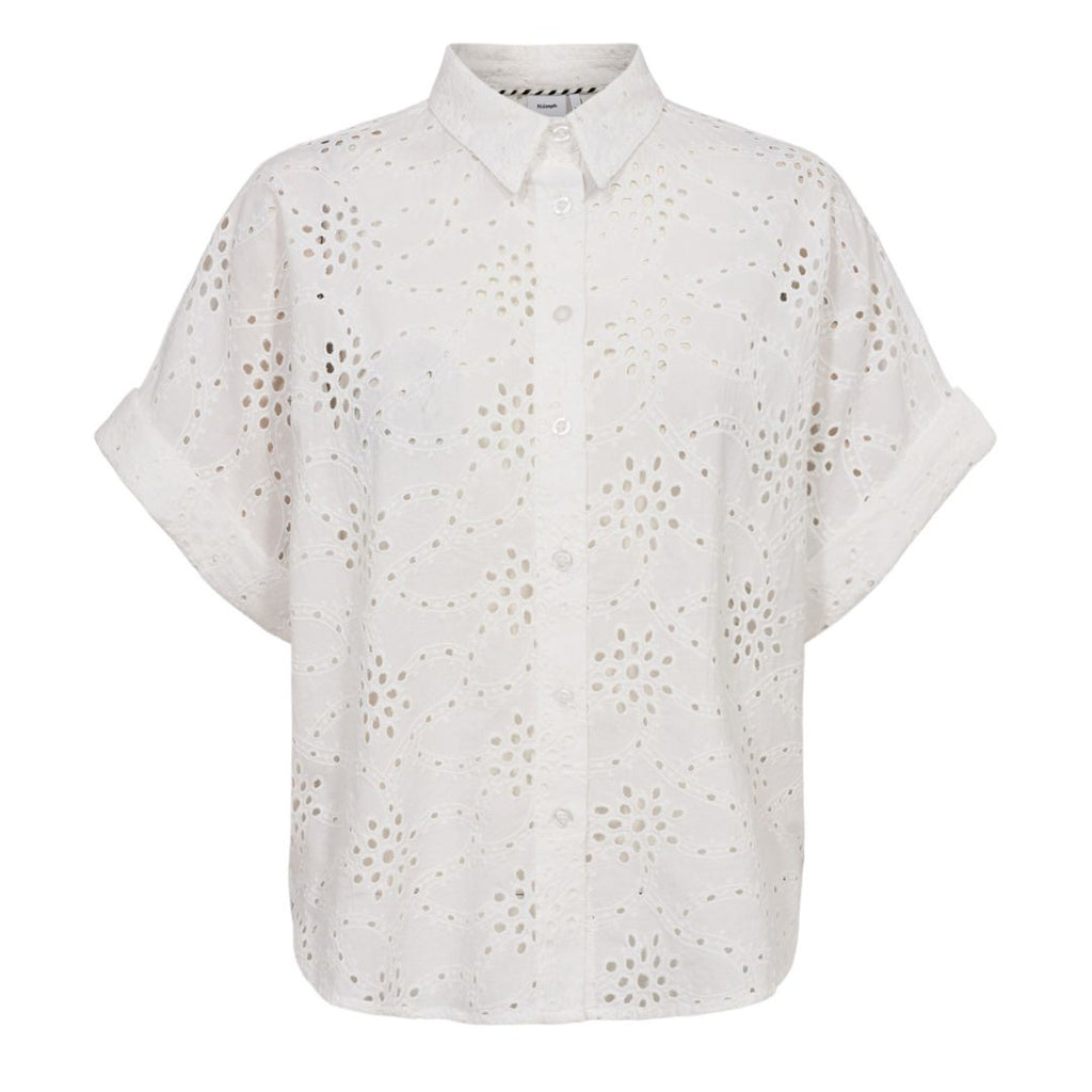NÜMPH - SKJORTE - KARISSA 705410 - BRIGHT WHITE
