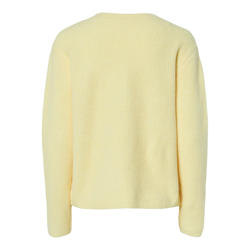 PIECES - CARDIGAN - SILLY 17150235 - PALE BANANA MELANGE