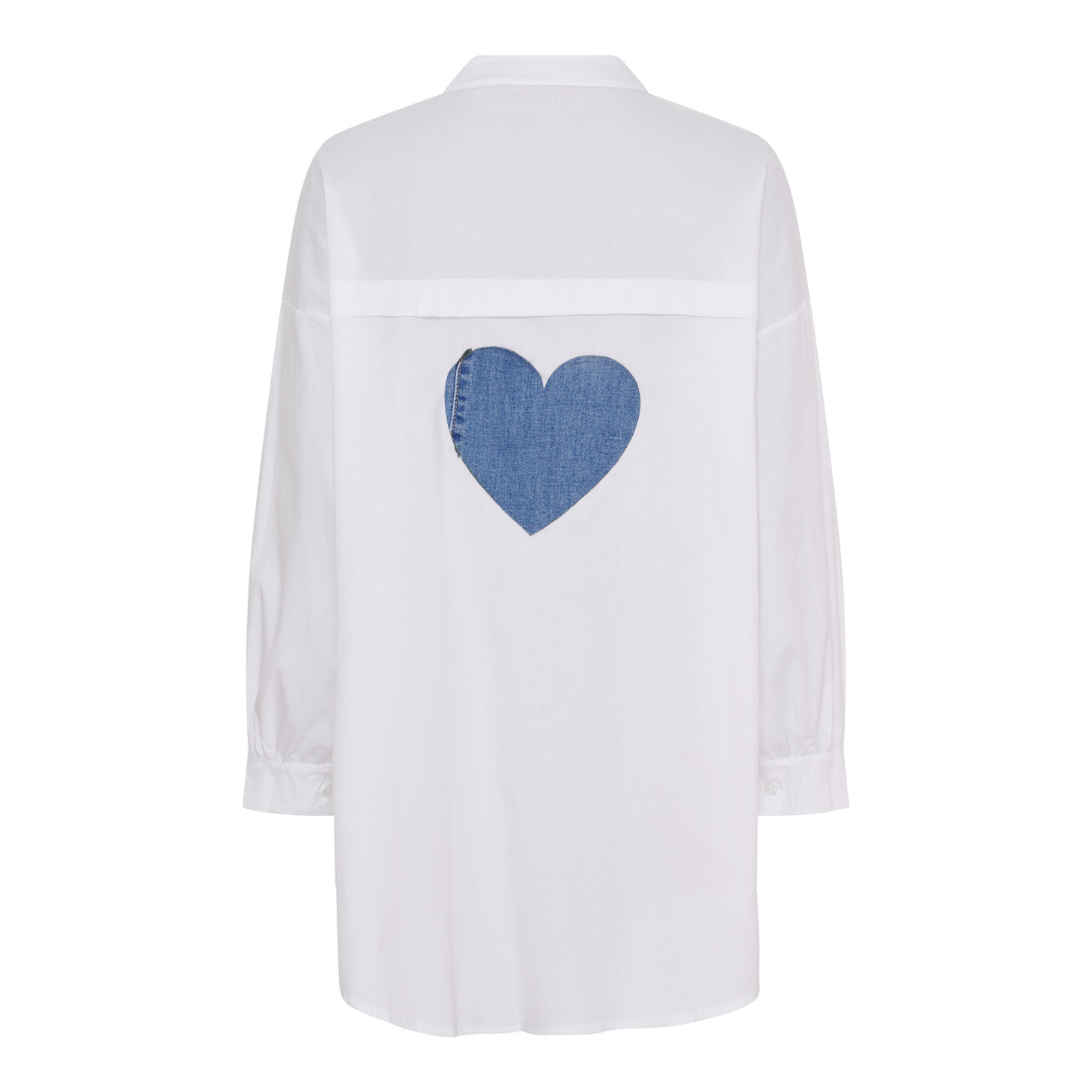 MARTA DU CHATEAU - SKJORTE - CECILIA 259288 - WHITE