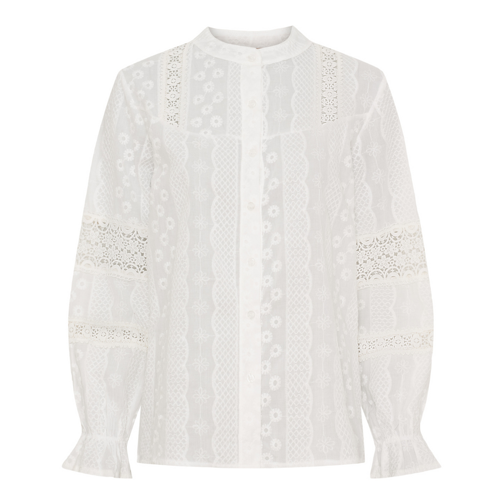 MARTA DU CHATEAU - SKJORTE - AZELIE 258009 - WHITE