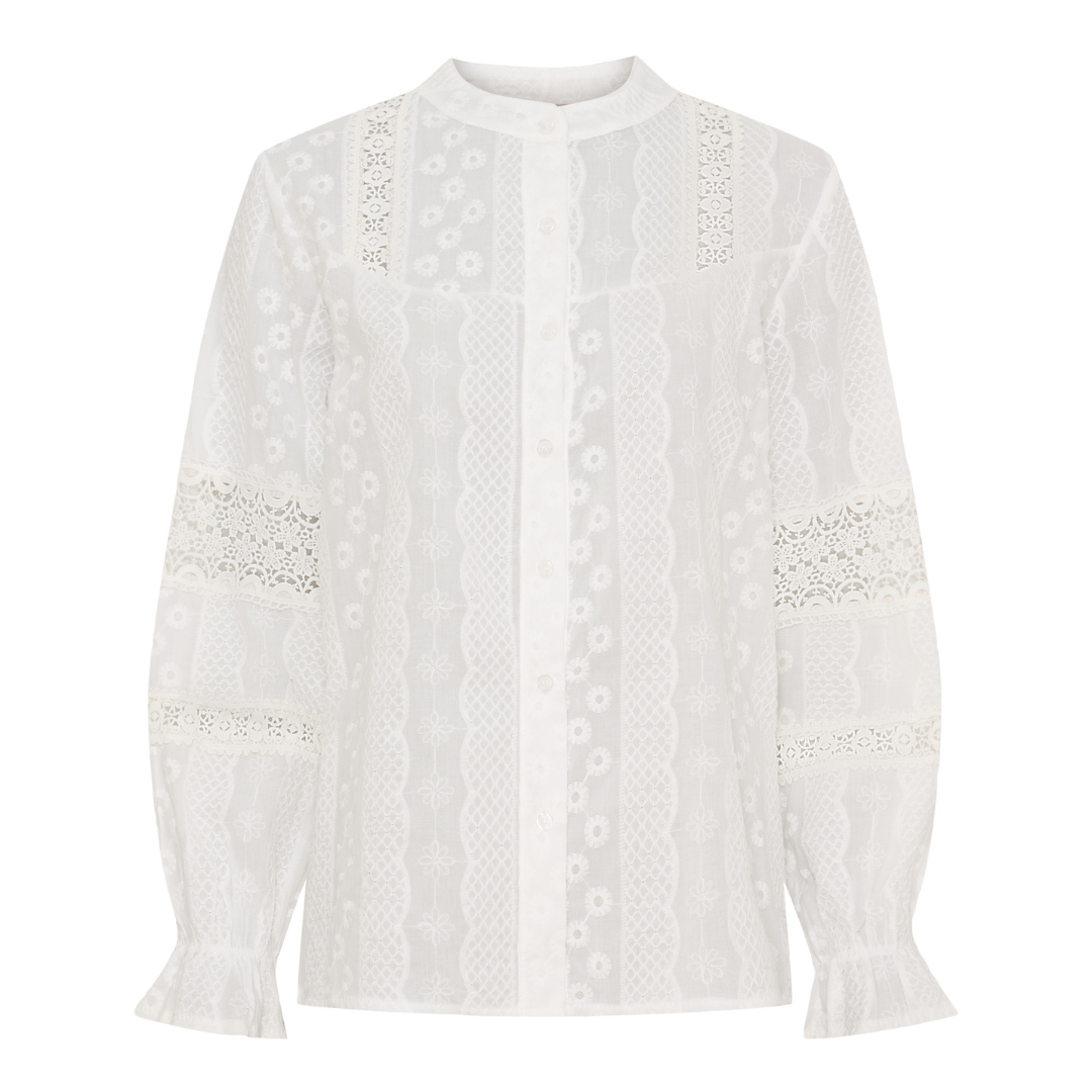 MARTA DU CHATEAU - SKJORTE - AZELIE 258009 - WHITE