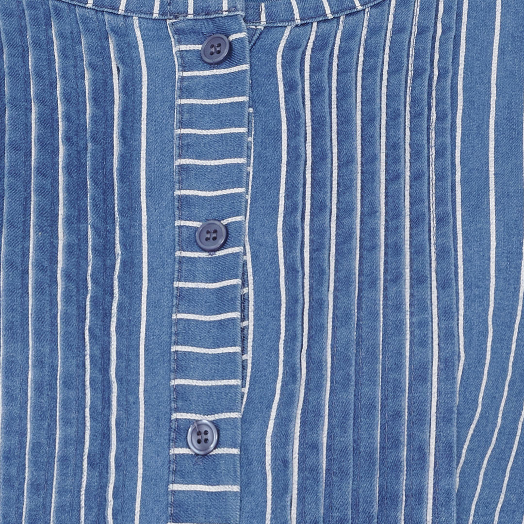 MARTA DU CHATEAU - SKJORTE - EULALIE 258008 - MEDIUM BLUE