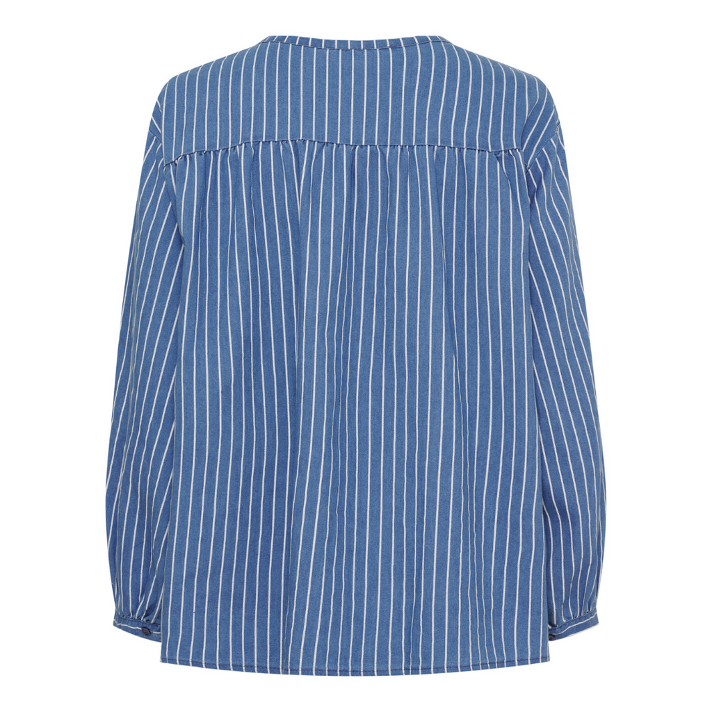 MARTA DU CHATEAU - SKJORTE - EULALIE 258008 - MEDIUM BLUE