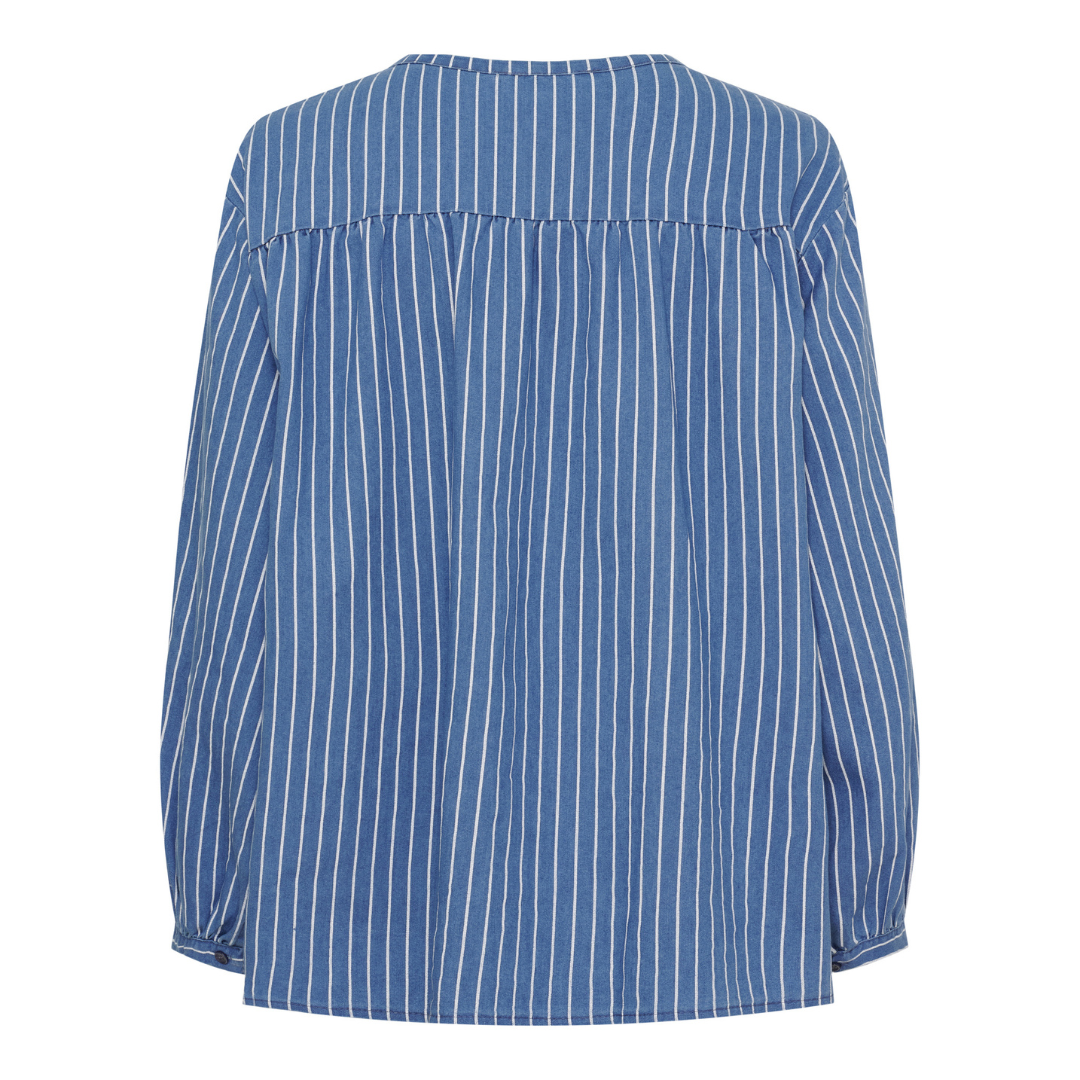 MARTA DU CHATEAU - SKJORTE - EULALIE 258008 - MEDIUM BLUE