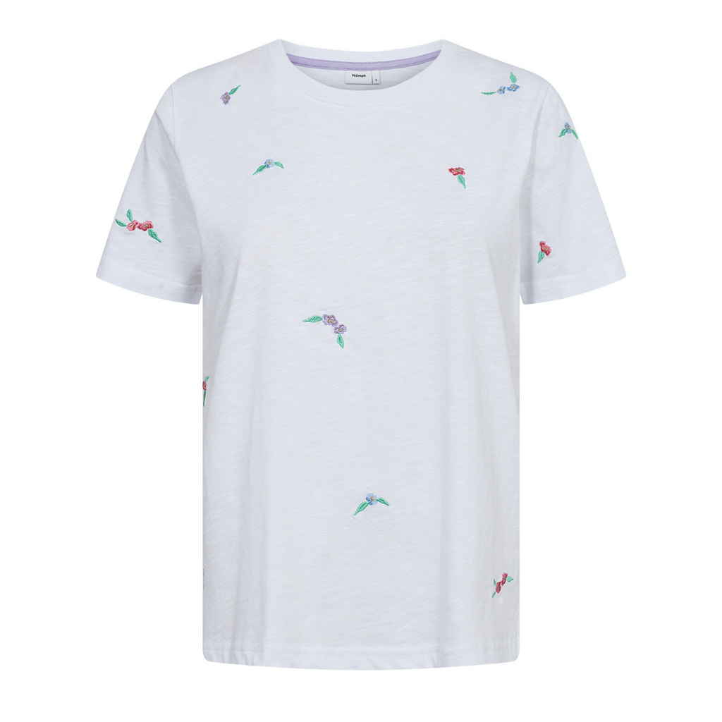 NÜMPH - T-SHIRT - SUIS 705352 - BRIGHT WHITE