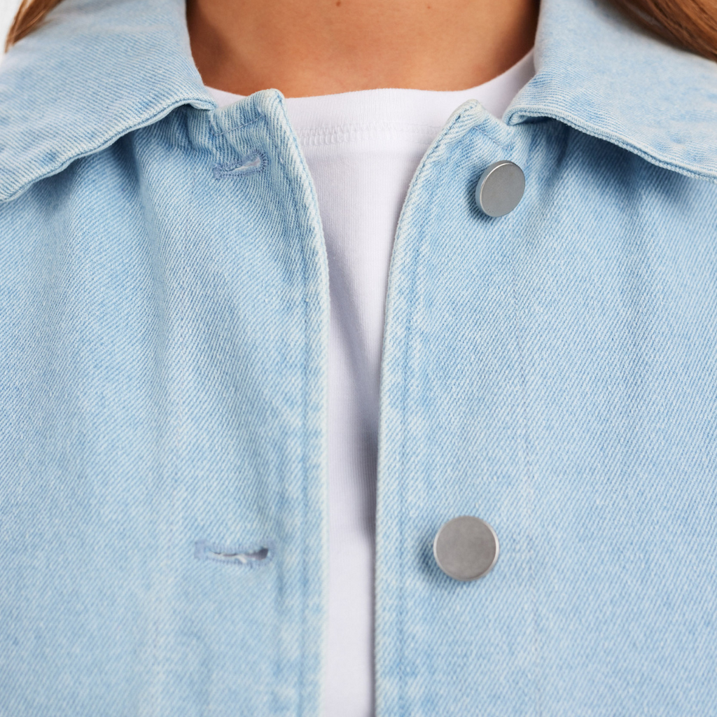 NÜMPH - DENIMJAKKE - LUNEA 705212 - LIGHT BLUE DENIM
