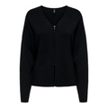ONLY - CARDIGAN - COPRA ZIPPER 15360091 - SORT