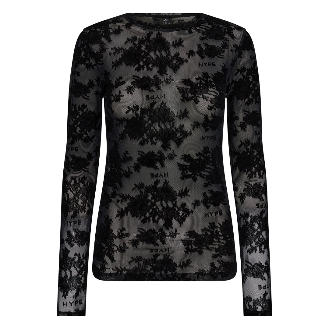 HYPE THE DETAIL - BLUSE - 850-14-9 - SORT BLONDE