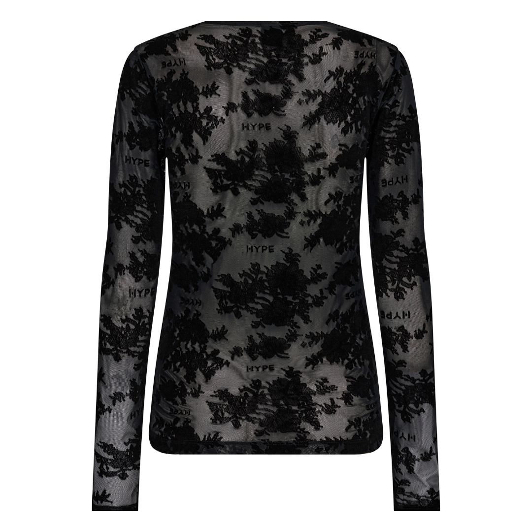 HYPE THE DETAIL - BLUSE - 850-14-9 - SORT BLONDE