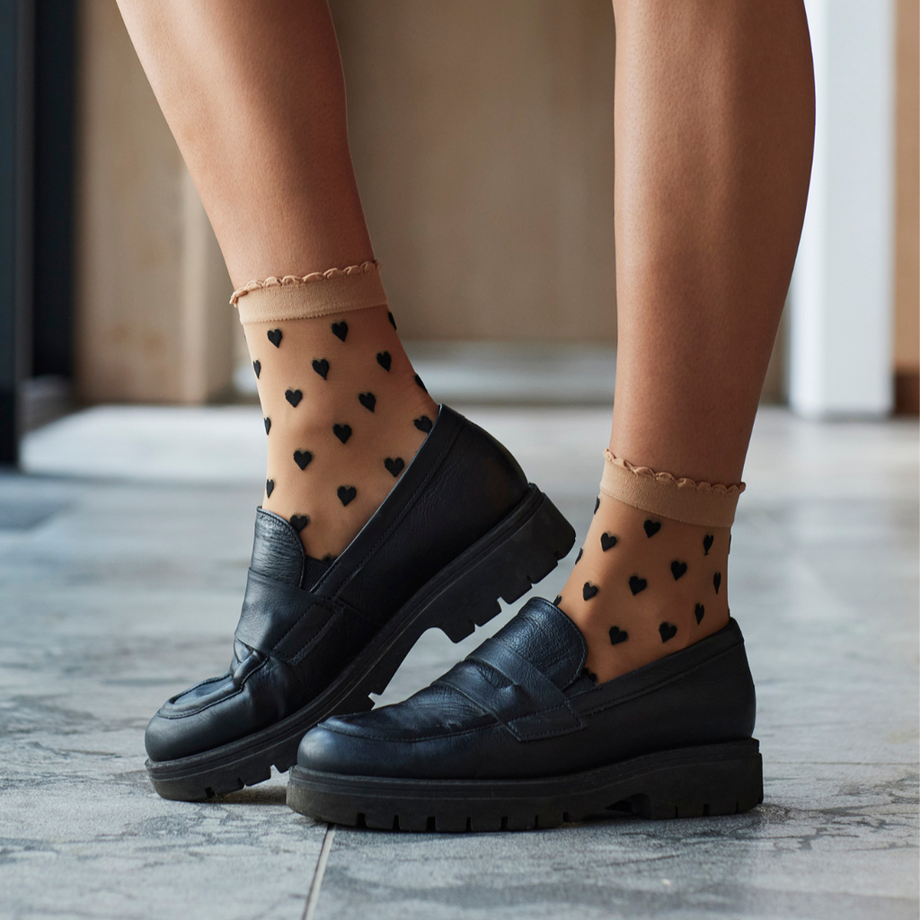 HYPE THE DETAIL - STRØMPER - 21040-75-4211 - NUDE/SORT