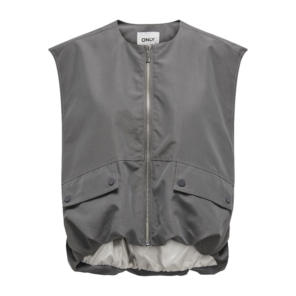 ONLY - VEST - MARY 15338137 - PLUM KITTEN/PUMICE STONE LINING