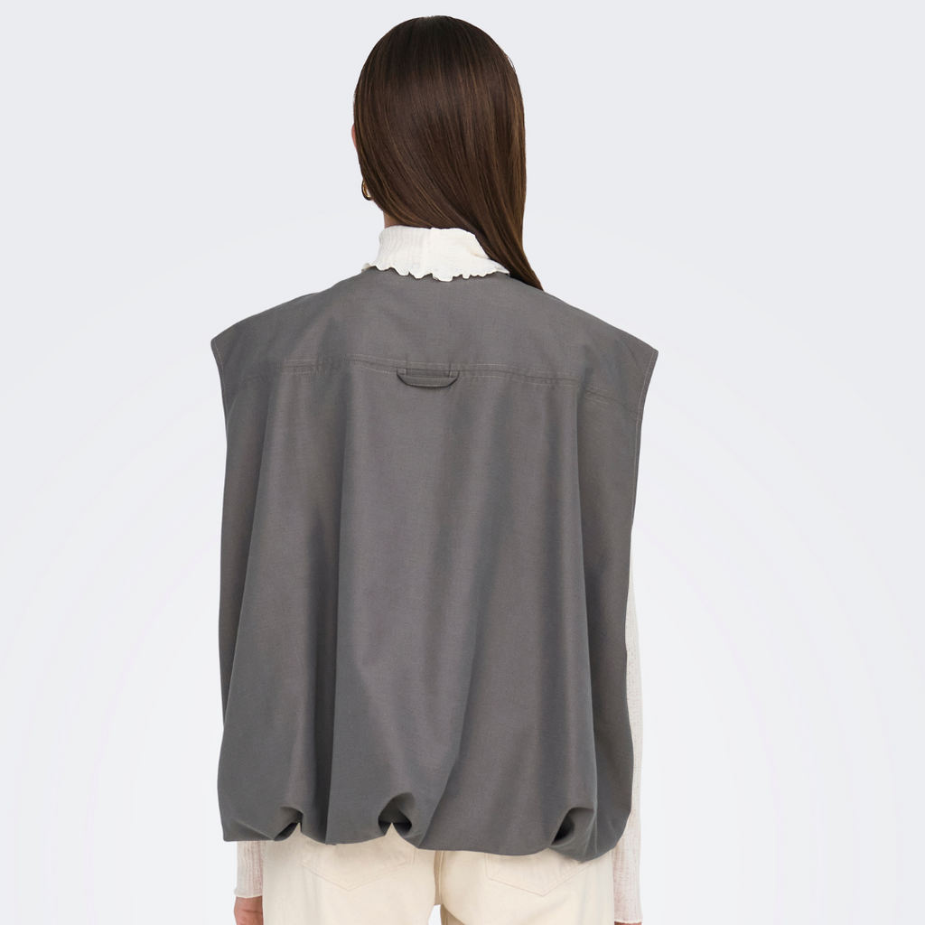 ONLY - VEST - MARY 15338137 - PLUM KITTEN/PUMICE STONE LINING