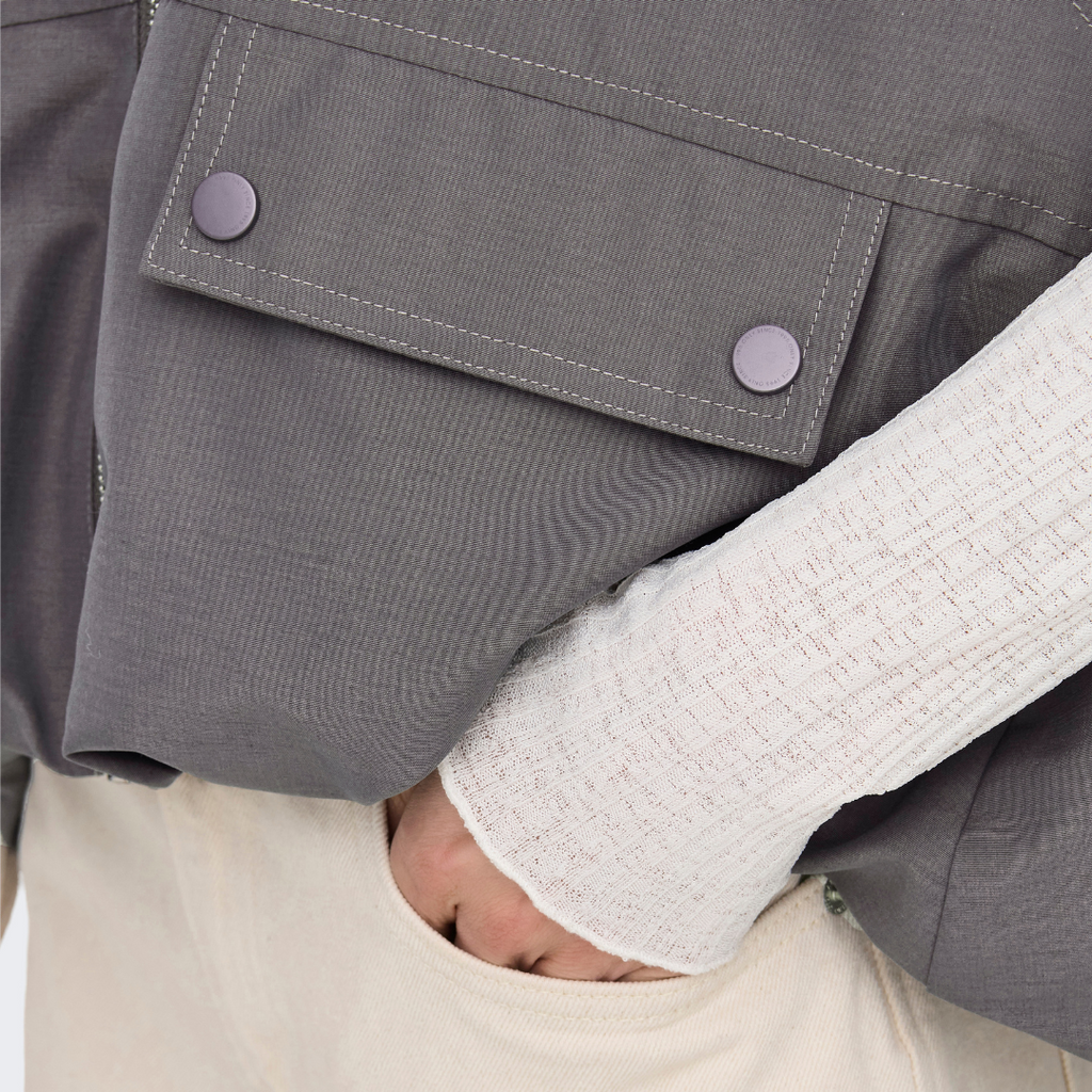 ONLY - VEST - MARY 15338137 - PLUM KITTEN/PUMICE STONE LINING