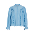 VILA - SKJORTE - ANGLASSI 14105144 - BLISSFUL BLUE