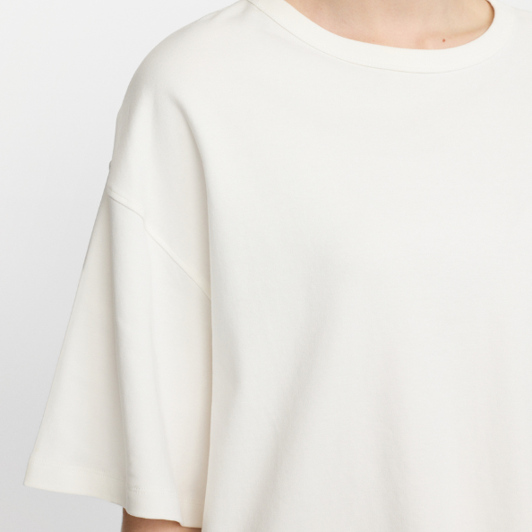 SOFT REBELS - T-SHIRT - HELLA WIDE SR225-311 - SNOW WHITE