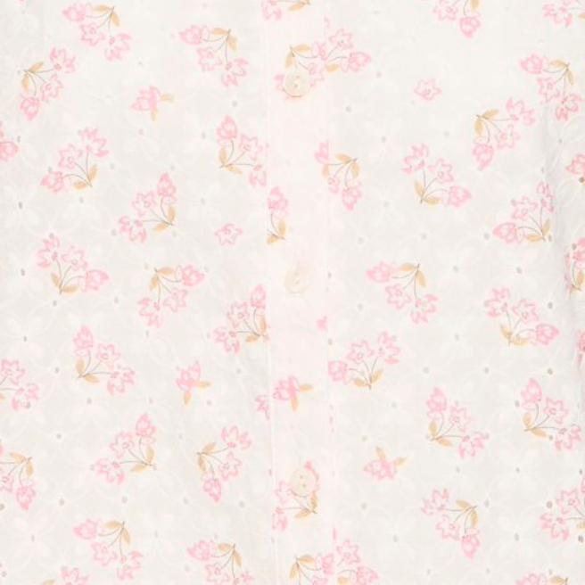 PULZ - SKJORTE - WILLA 50208926 - ASH ROSE PRINT