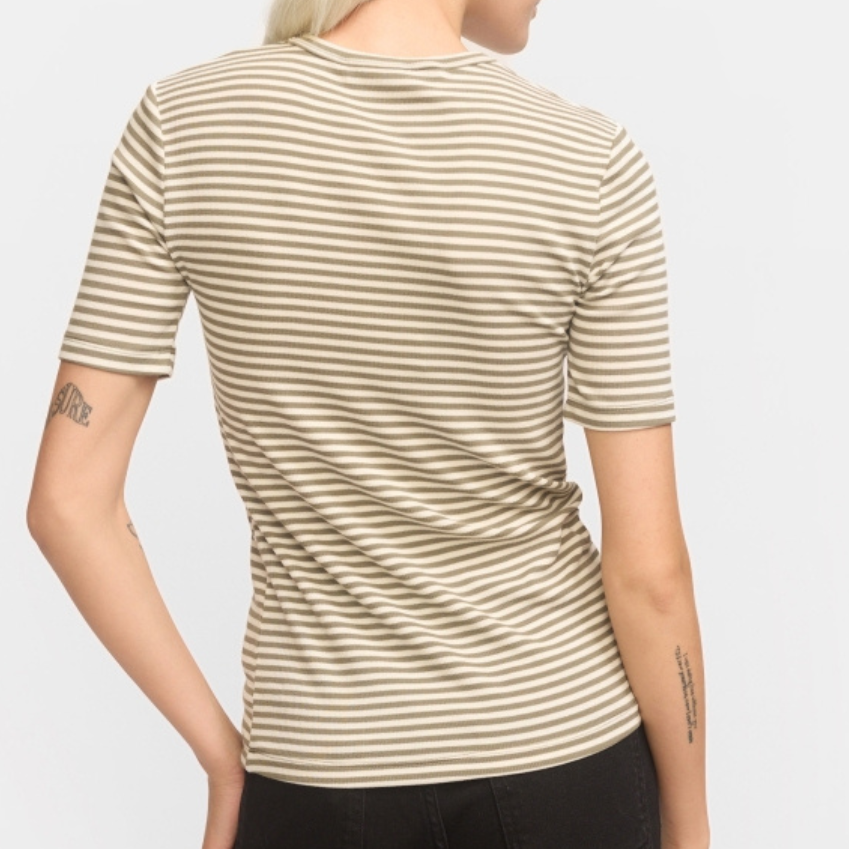 SOFT REBELS - T-SHIRT - FENJA SR124-304 - VETIVER