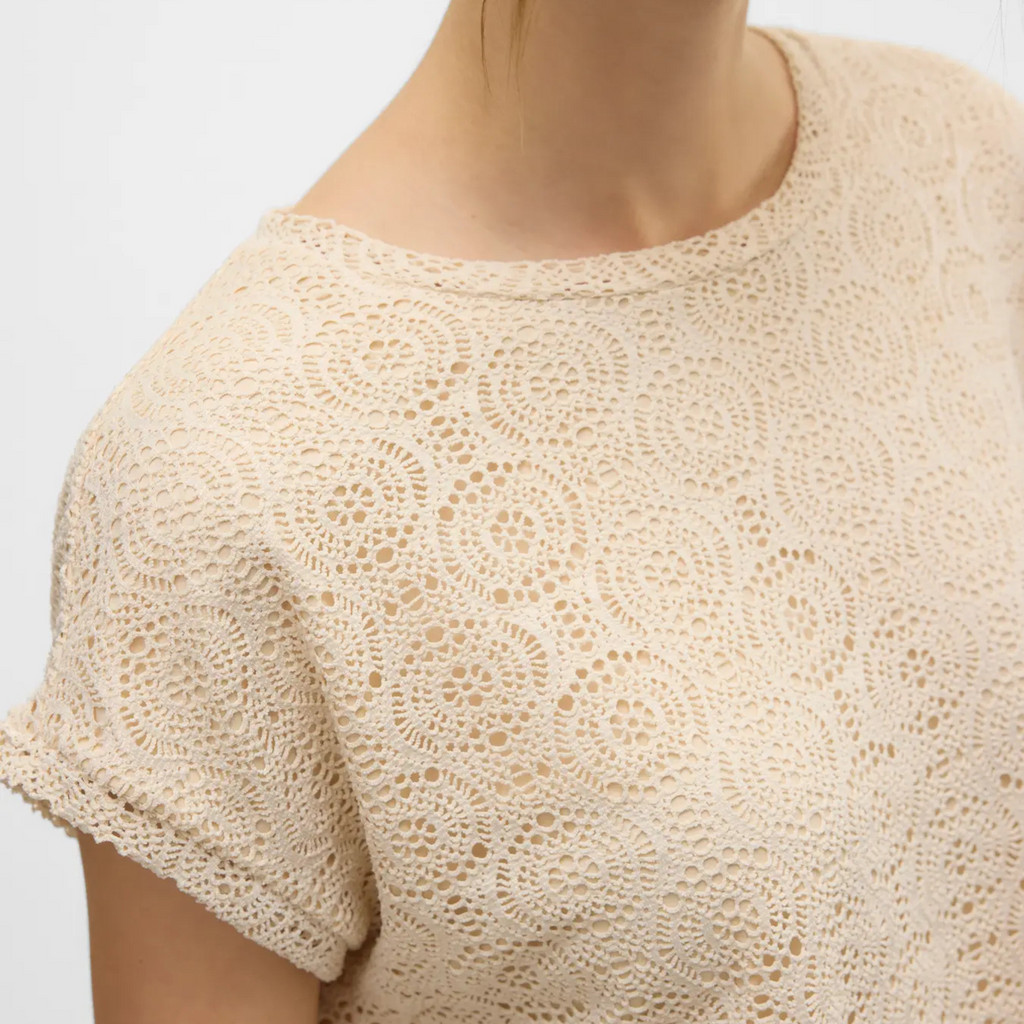 VERO MODA - T-SHIRT - MAYA AVA 10325017 - BIRCH