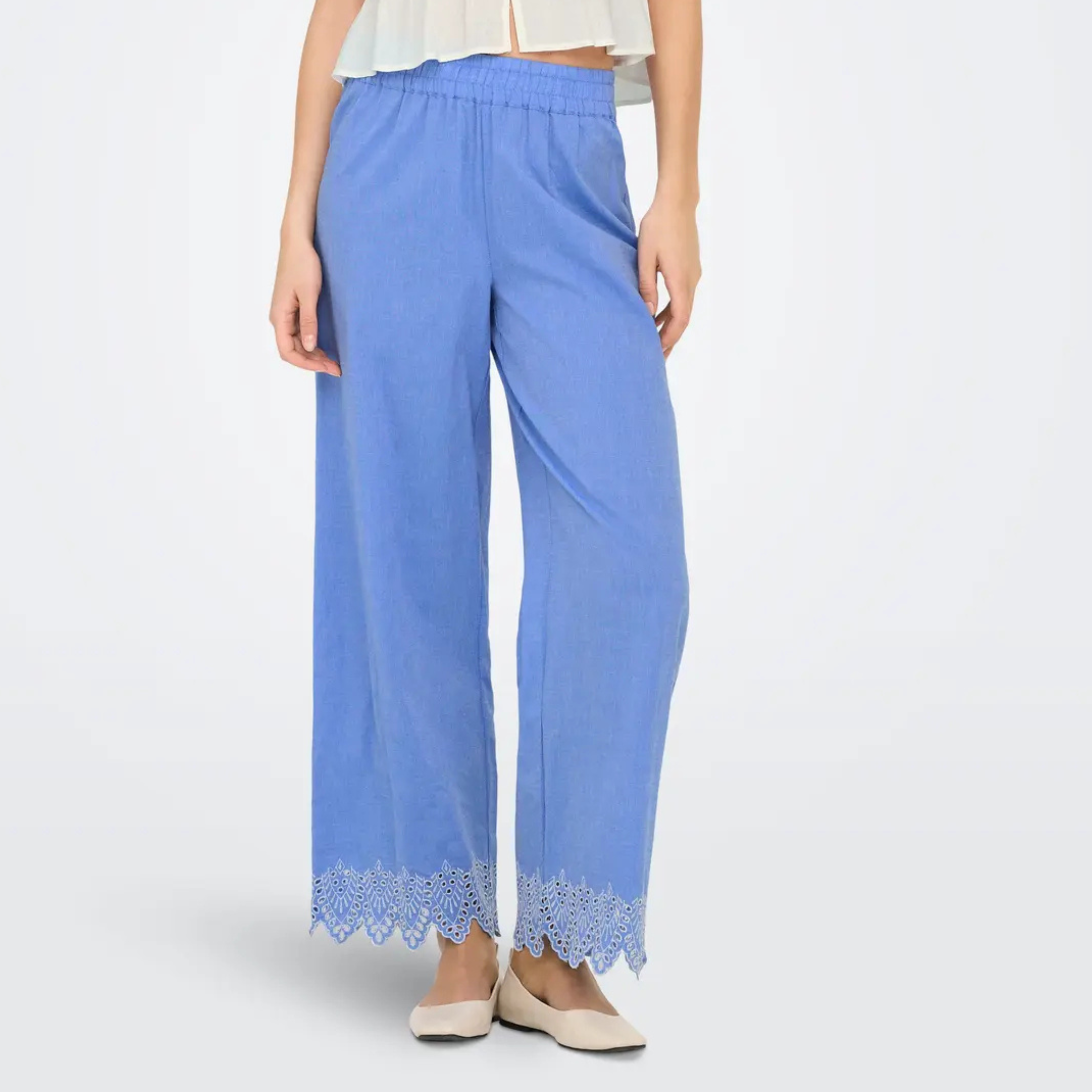 ONLY - BUKS - PAULA TULUM 15343184 - BLUE BONNET/BRIGHT WHITE EMB.