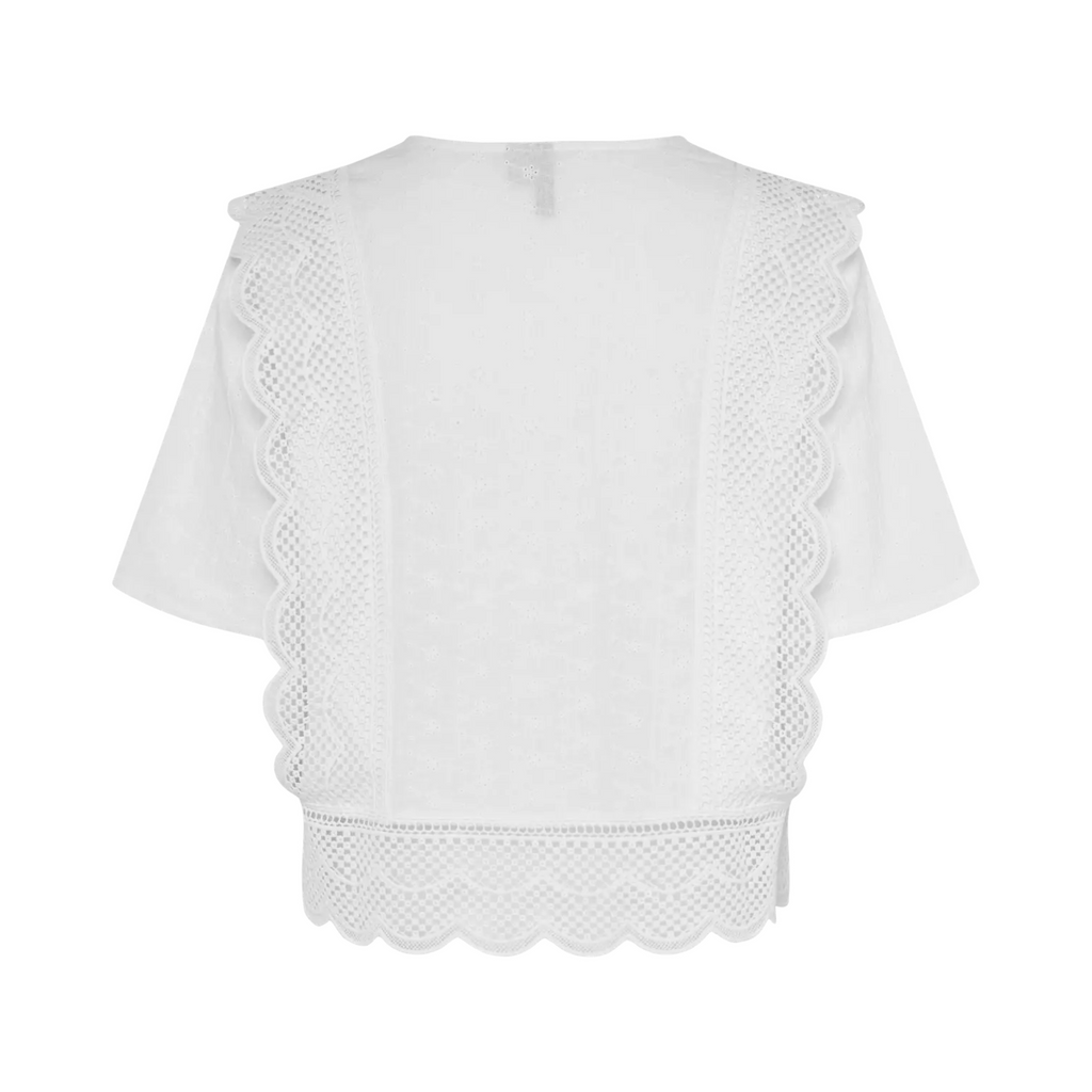PIECES - TOP - SIMINNA 17156058 - CLOUD DANCER