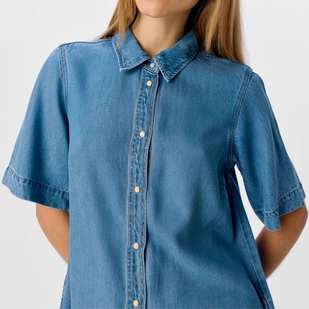 OBJECT - DENIM KJOLE - FRAME 23045685 - LIGHT BLUE DENIM