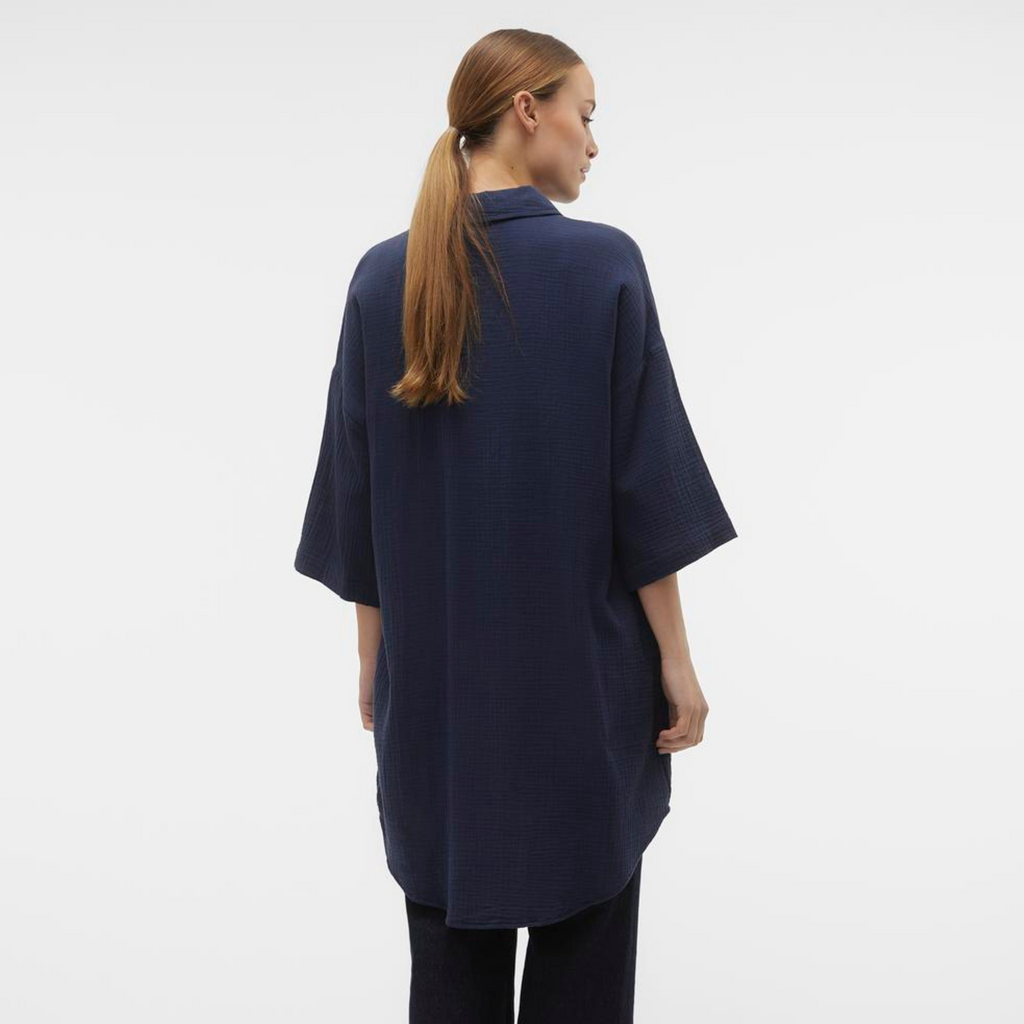 VERO MODA - SKJORTE - NATALI 10279688 - NAVY BLAZER