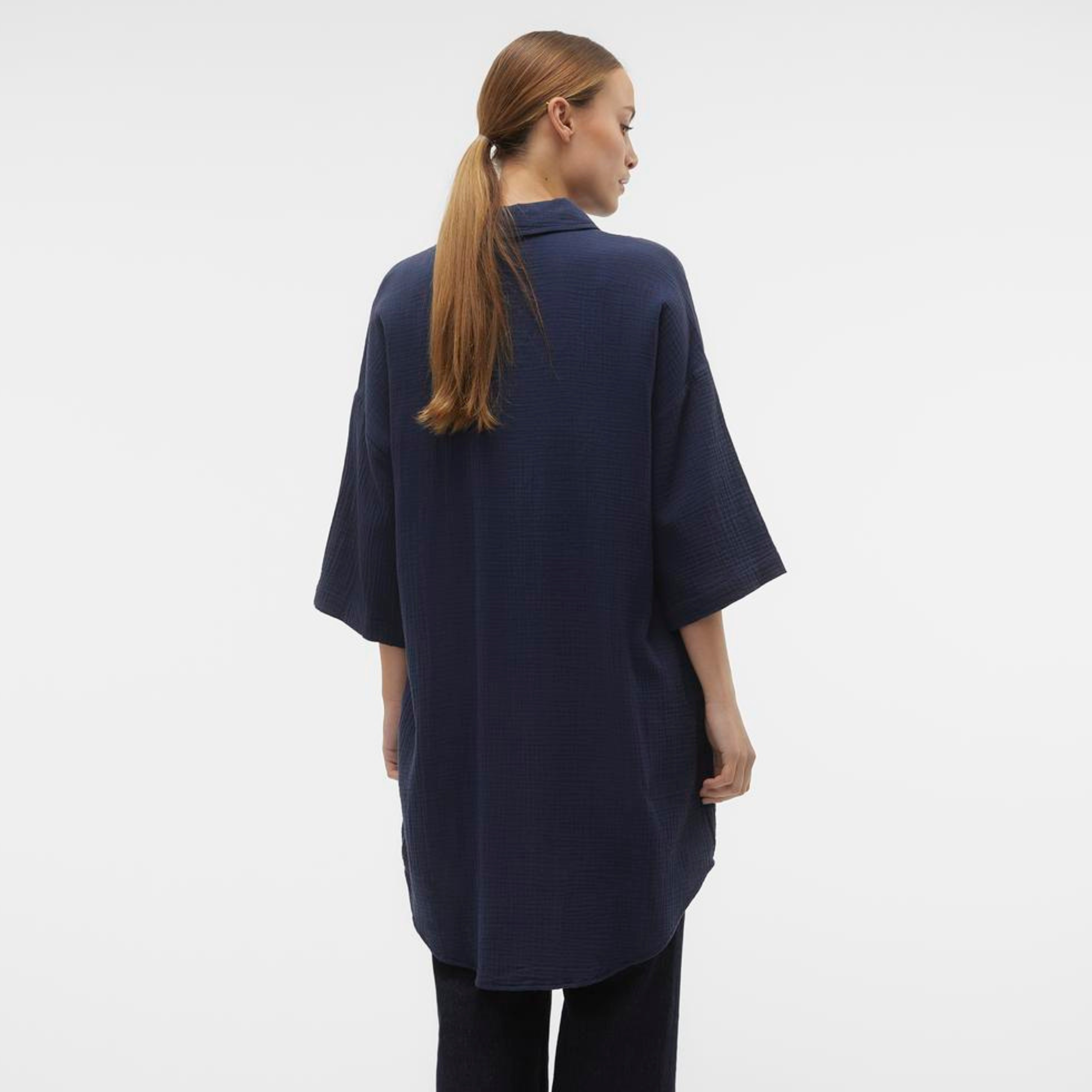 VERO MODA - SKJORTE - NATALI 10279688 - NAVY BLAZER