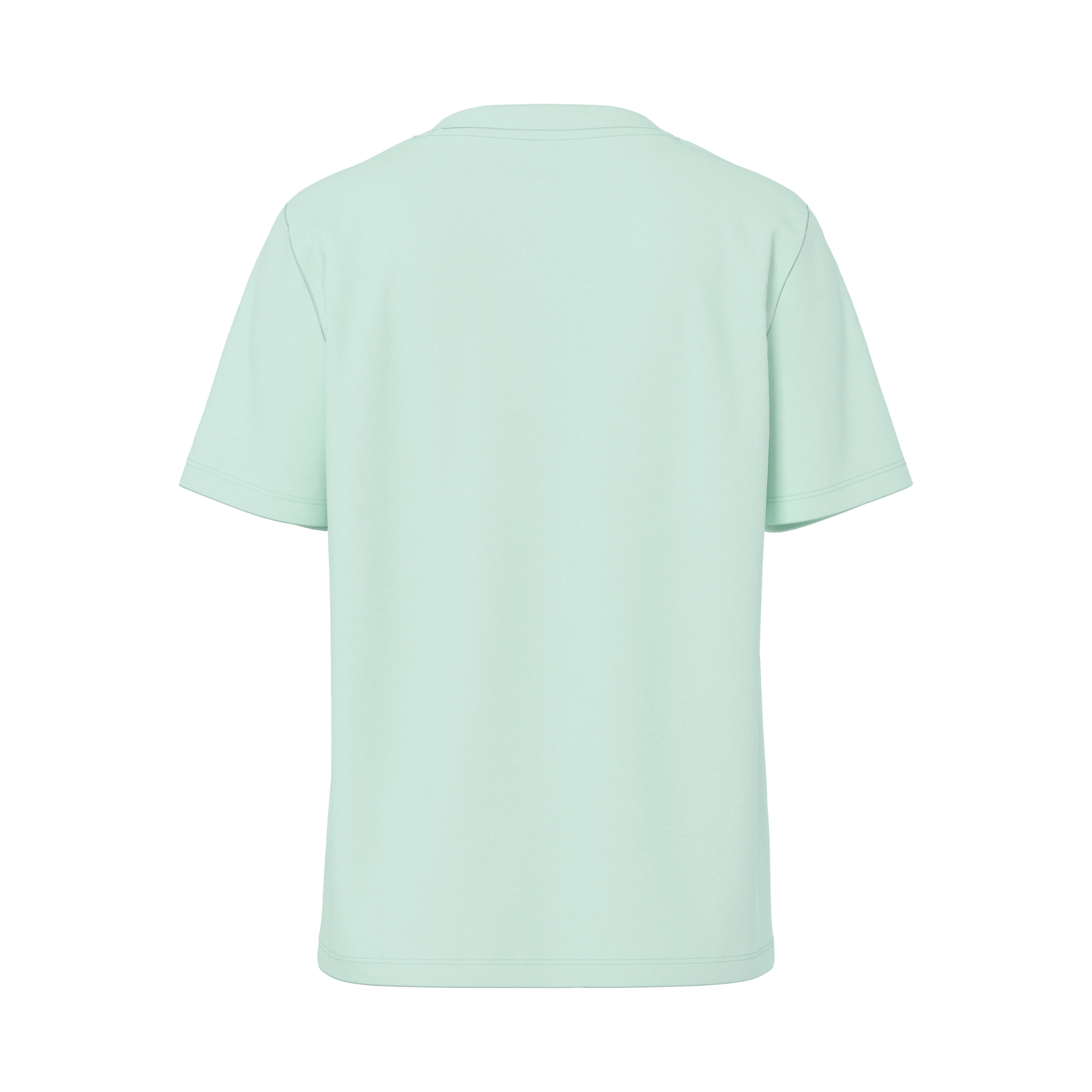 PIECES - T-SHIRT - RIA SOLID 17140802 - DUSTY AQUA