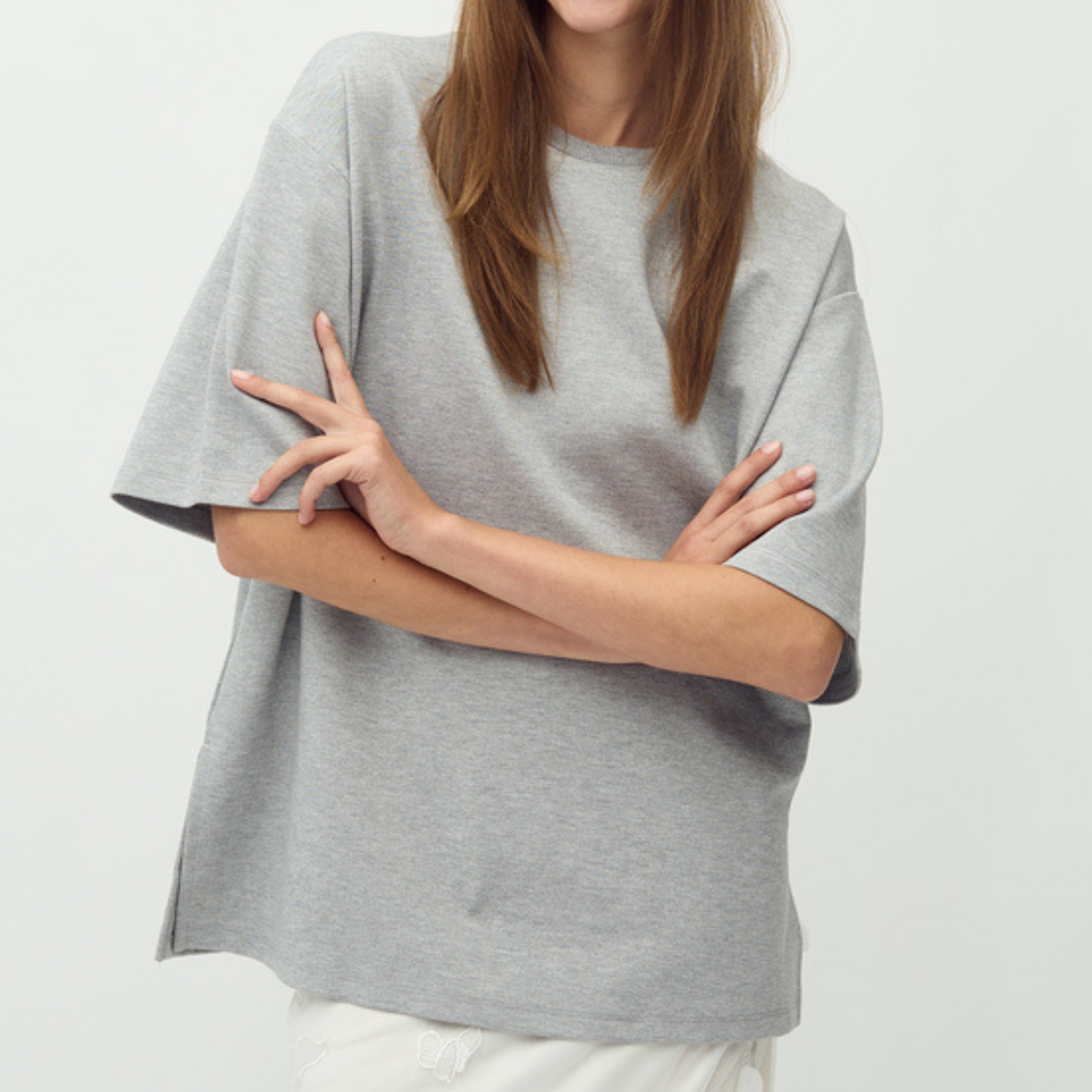 MBYM - T-SHIRT - EMRYLIS BETSY 51530306 - LIGHT GREY MELANGE