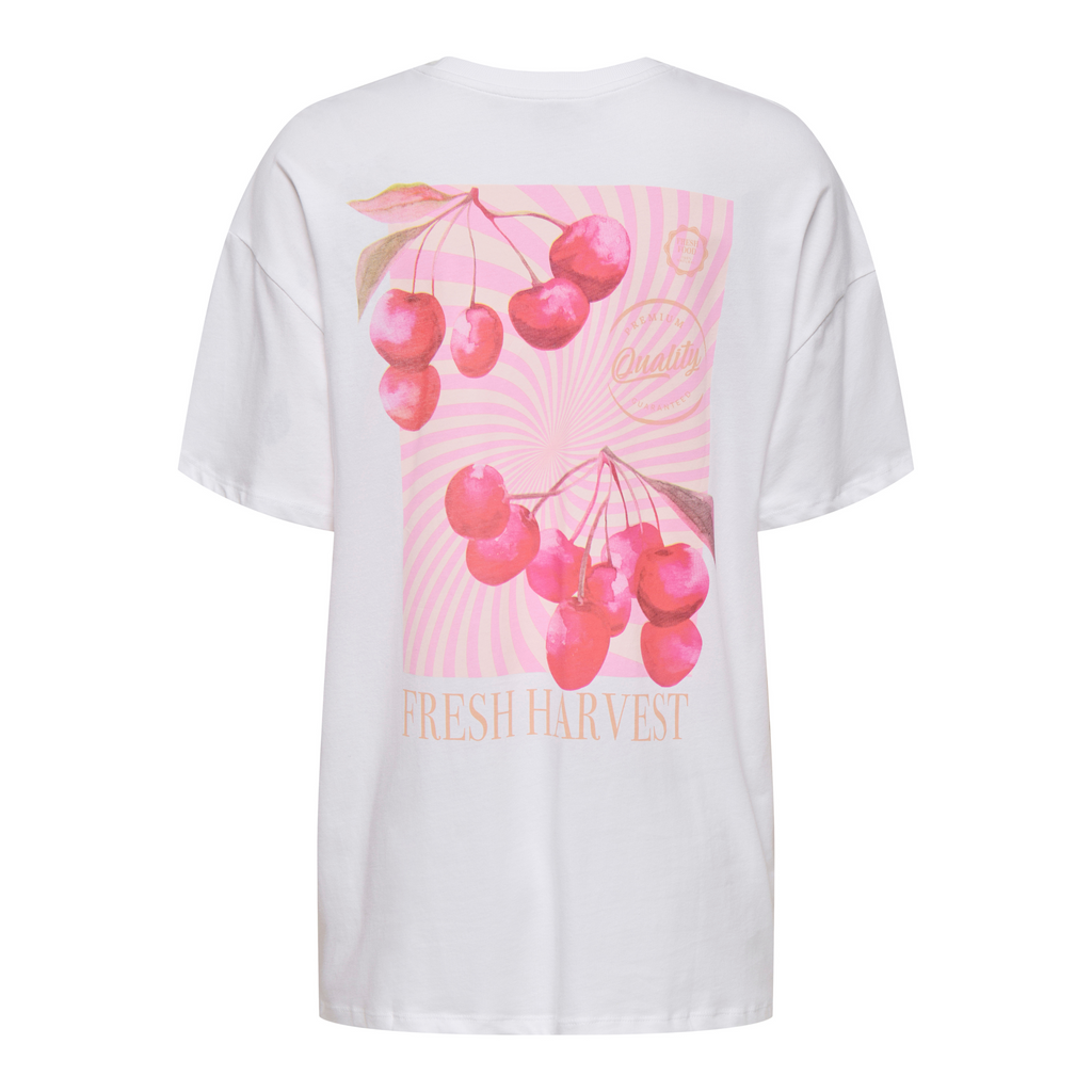 ONLY - T-SHIRT - VIVVI 15346761 - BRIGHT WHITE/HARVEST