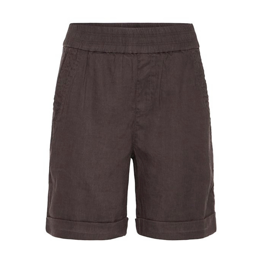 PULZ - SHORTS - LUCA 50208890 - ESPRESSO
