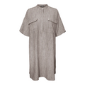 VERO MODA - TUNIKA - LINE 10253581 - MOON ROCK/SNOW WHITE STRIPES