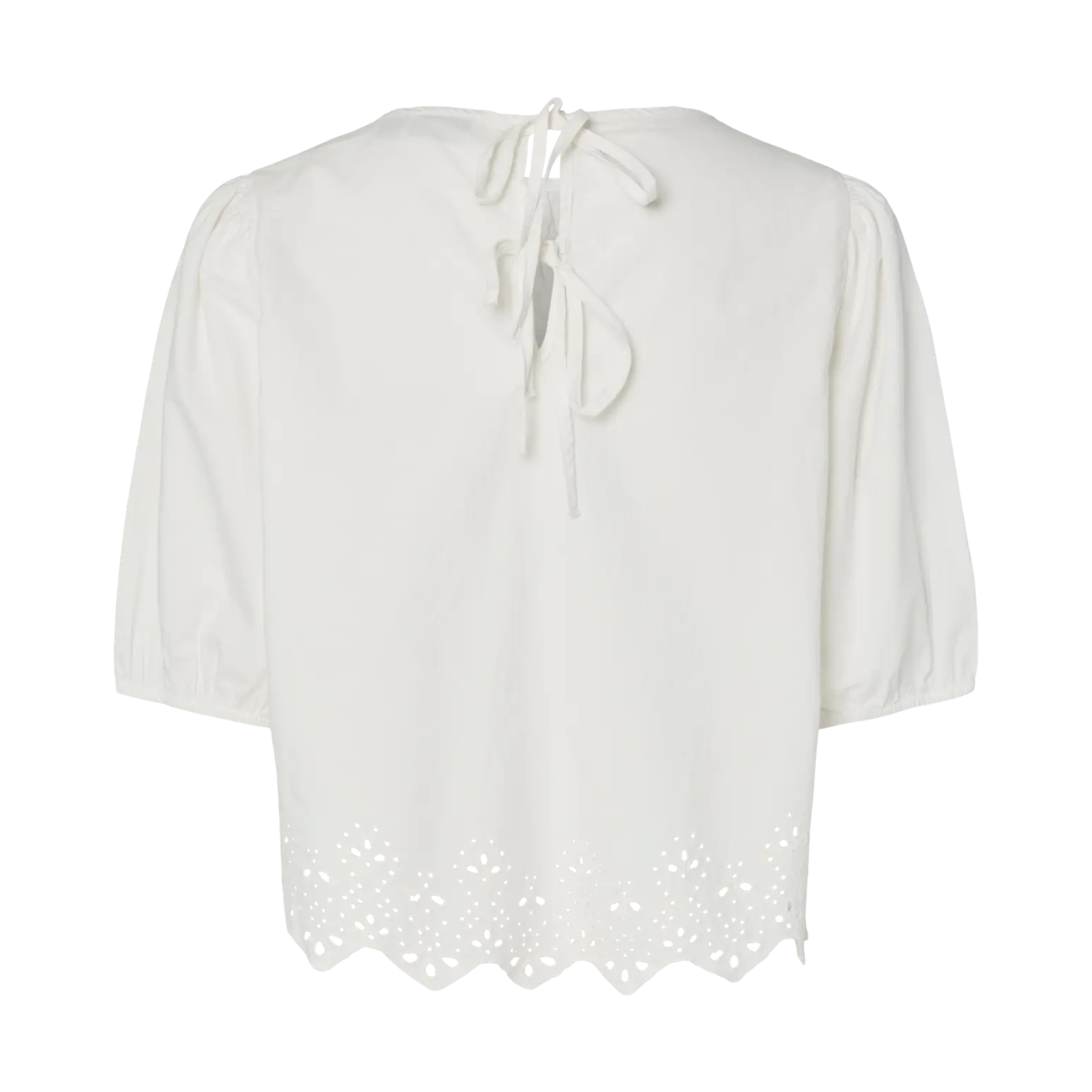 PIECES - BLUSE - SALMINA 17154372 - CLOUD DANCER