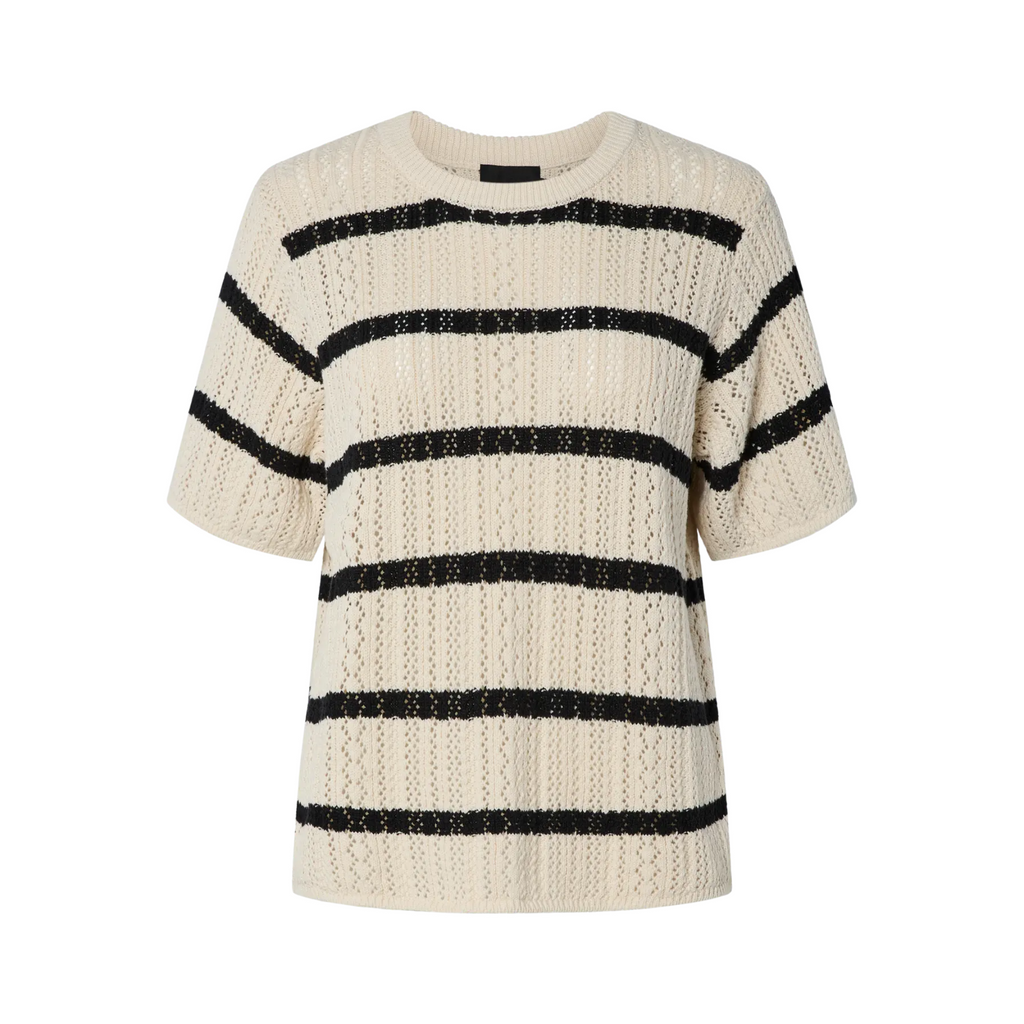 PIECES - STRIK - NUKA 17158293 - BIRCH/BLACK STRIPES