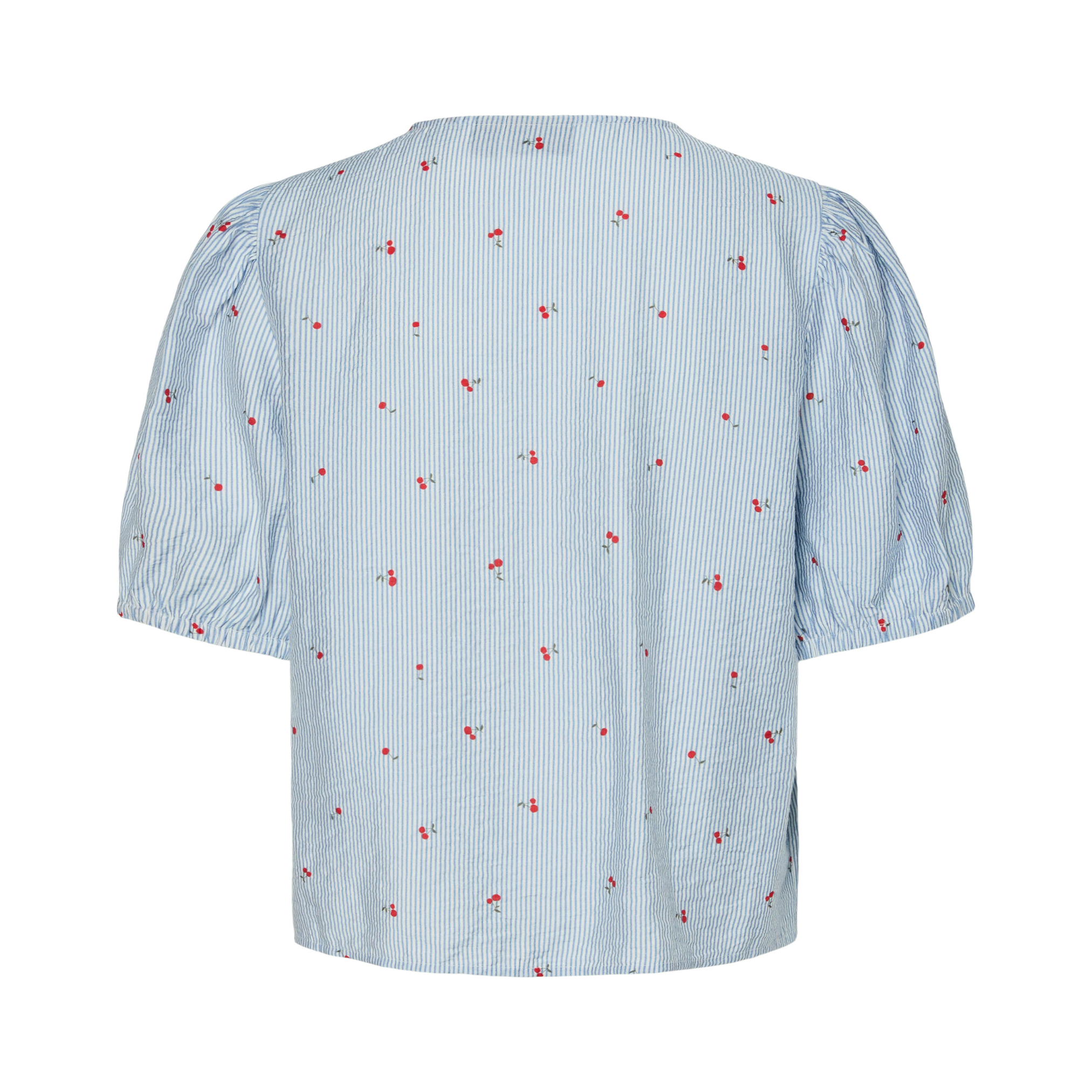 PIECES - BLUSE - FIONNA 17158861 - LICHEN BLUE CHERRY