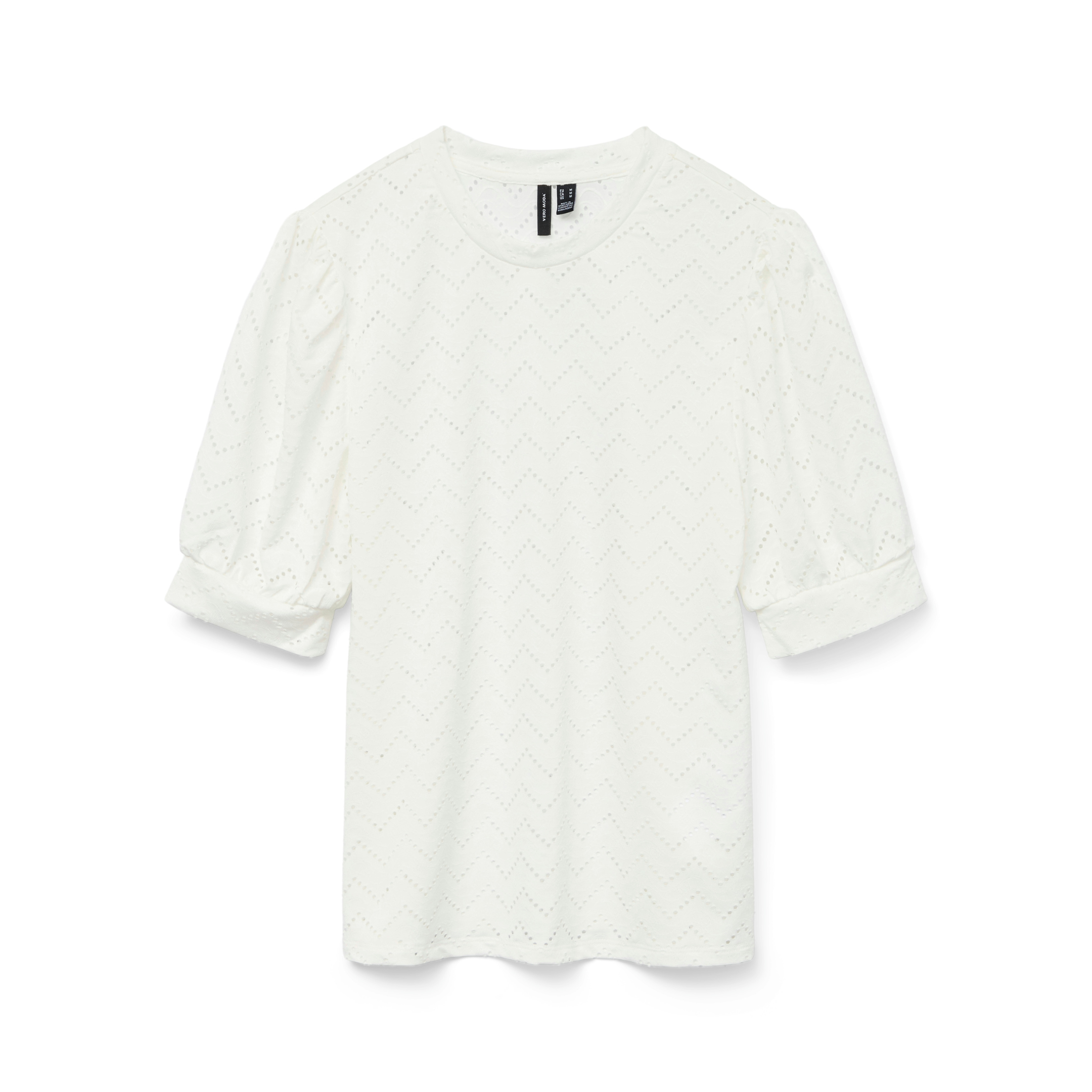 VERO MODA - T-SHIRT - THAS 10328121 - SNOW WHITE