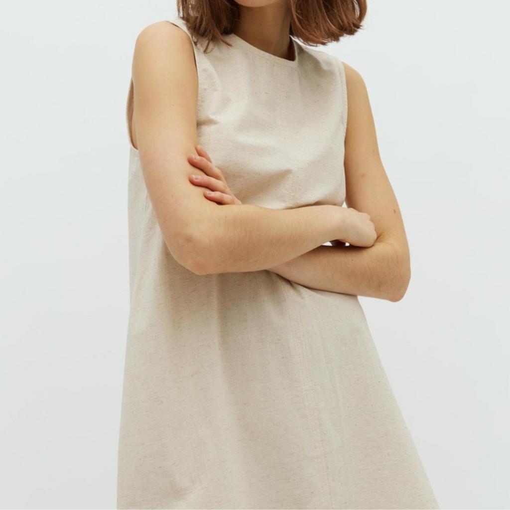 GLOBAL FUNK - KJOLE - RIHANN 73610222 - NAUTRAL LINEN