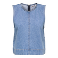 ONLY - TOP - DORSI 15344091 - LIGHT BLUE DENIM