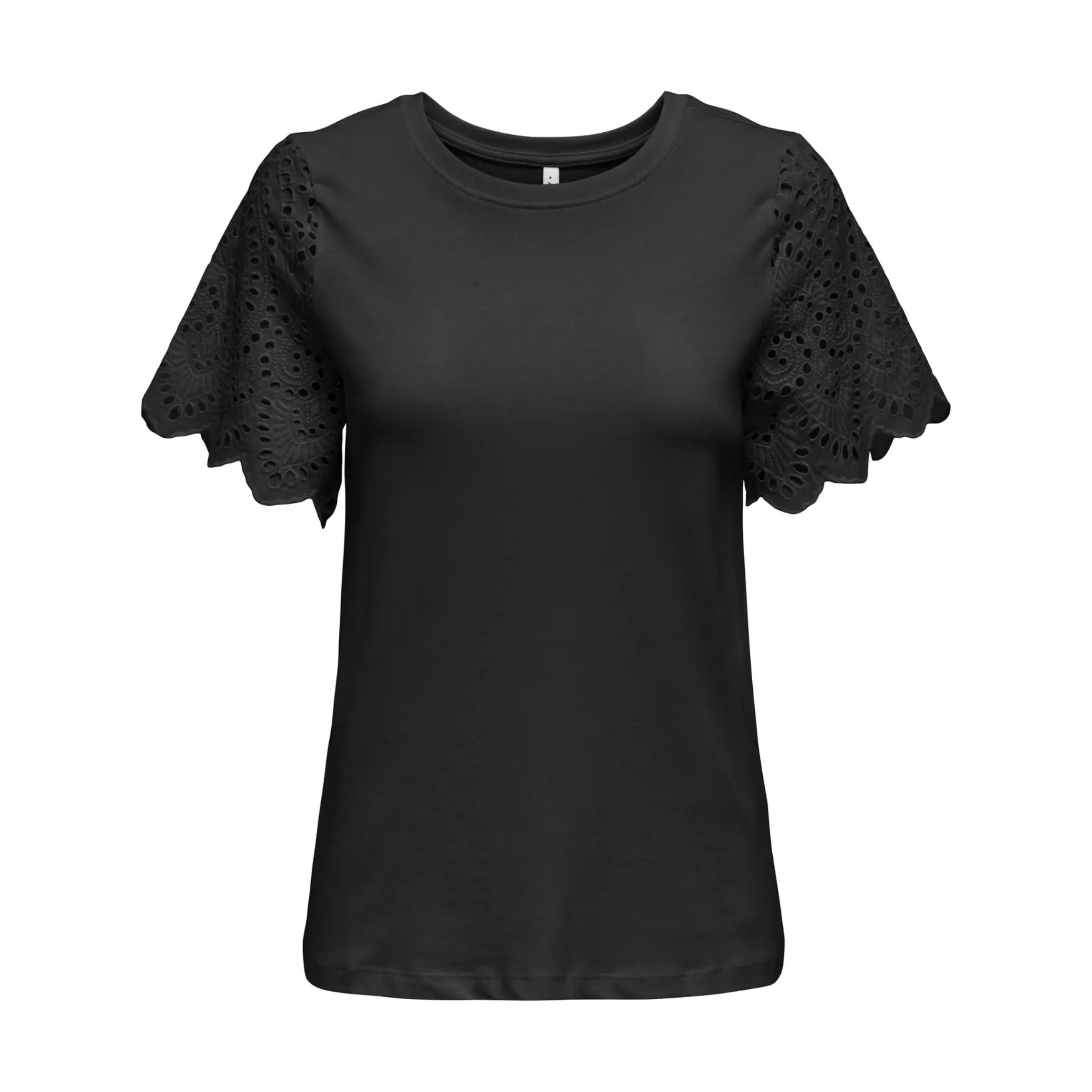 ONLY - T-SHIRT - EBBA 15324887 - BLACK/RILLY FLOWERY