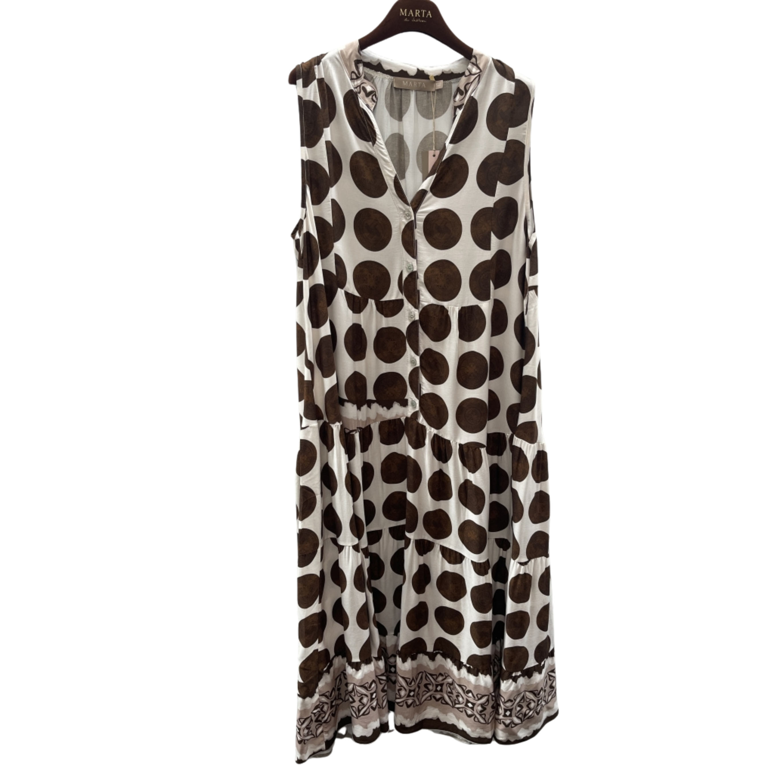 MARTA DU CHATEAU - KJOLE - LUCIE 259153 - BEIGE/MORO