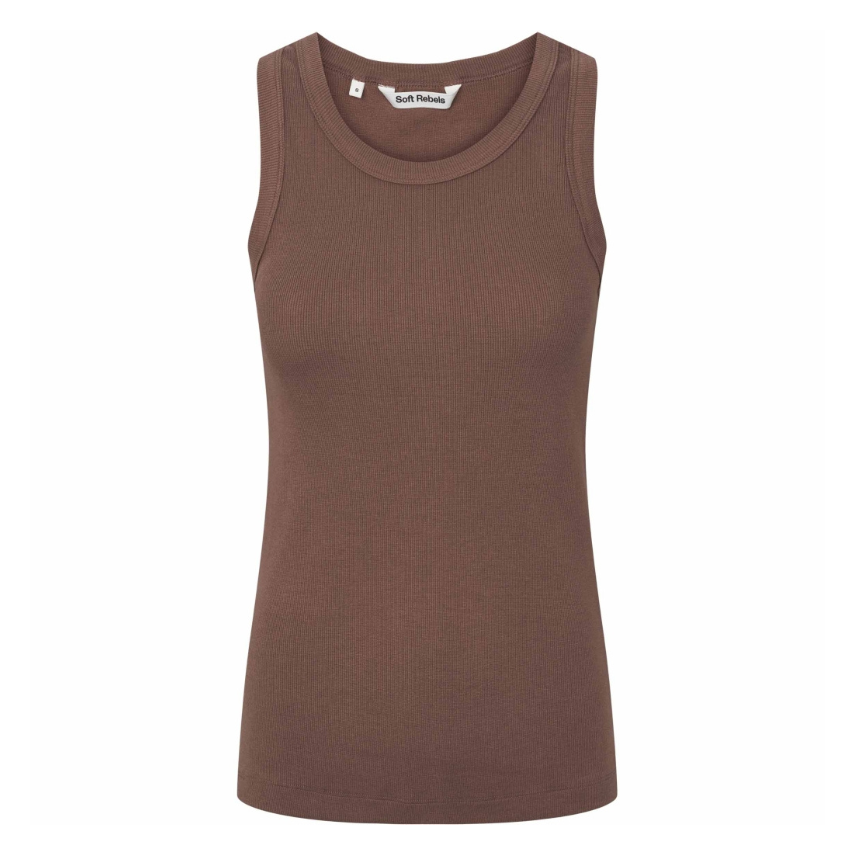 SOFT REBELS - TOP - ADELYNN GOTS SR320-307-1 - COFFEE QUARTZ