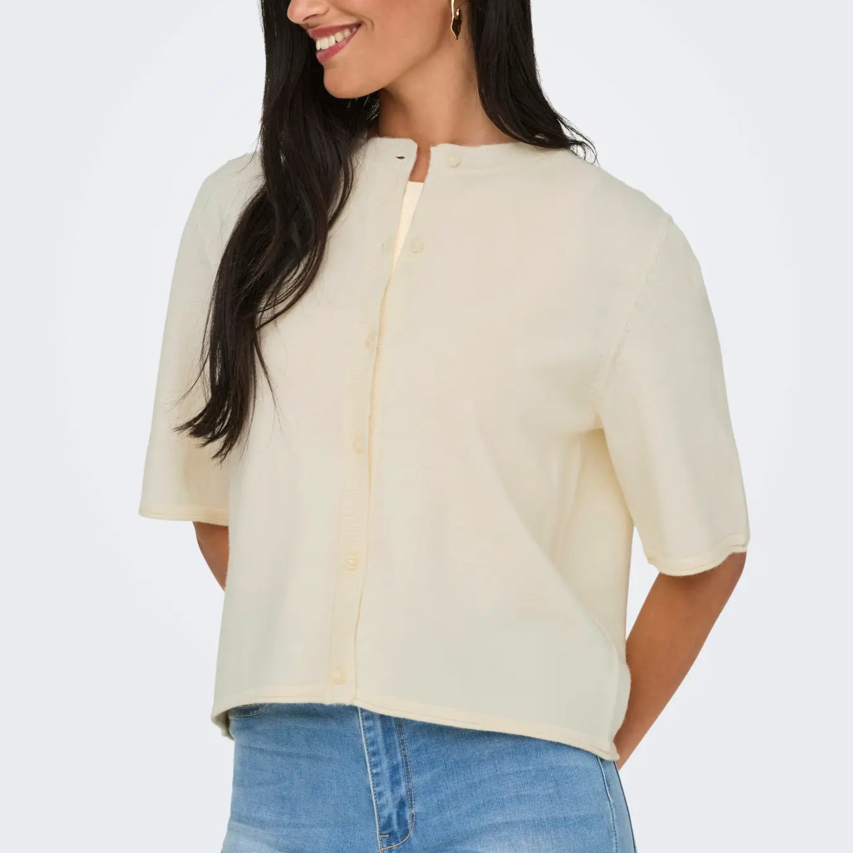 ONLY - CARDIGAN - TILDA 15357001 - MARSHMALLOW