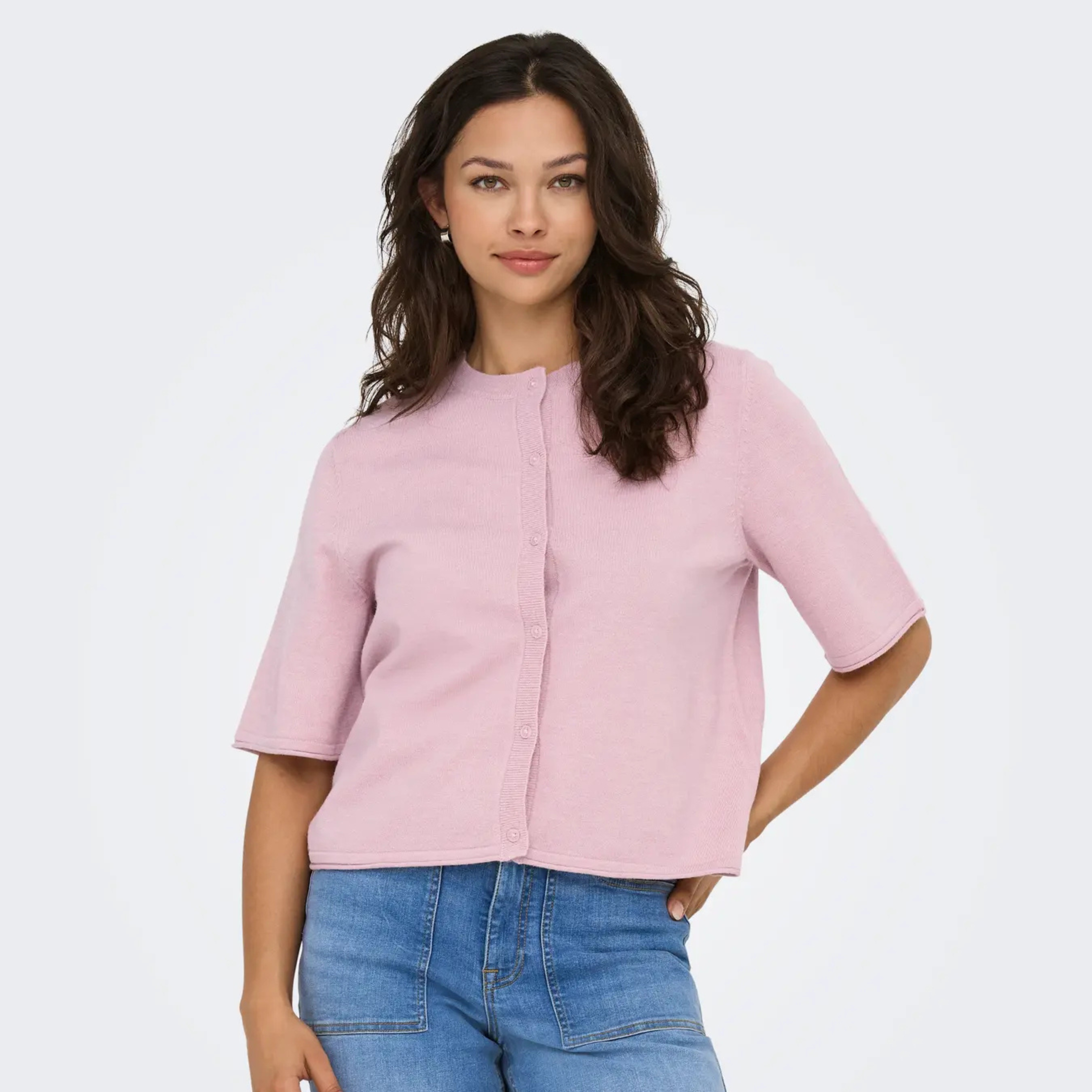 ONLY - CARDIGAN - TILDA 15357001 - PALE MAUVE