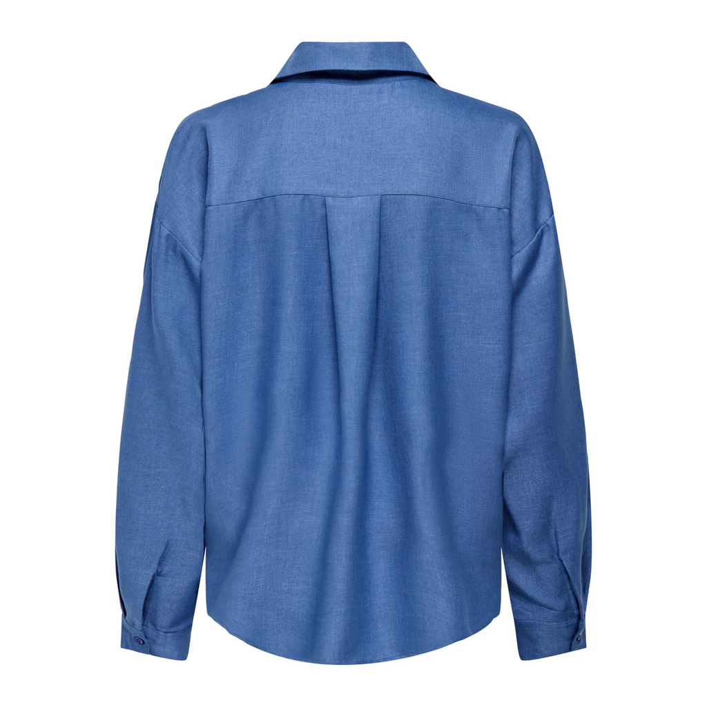 ONLY - SKJORTE - HARRIET 15344161 - TRUE NAVY MELANGE